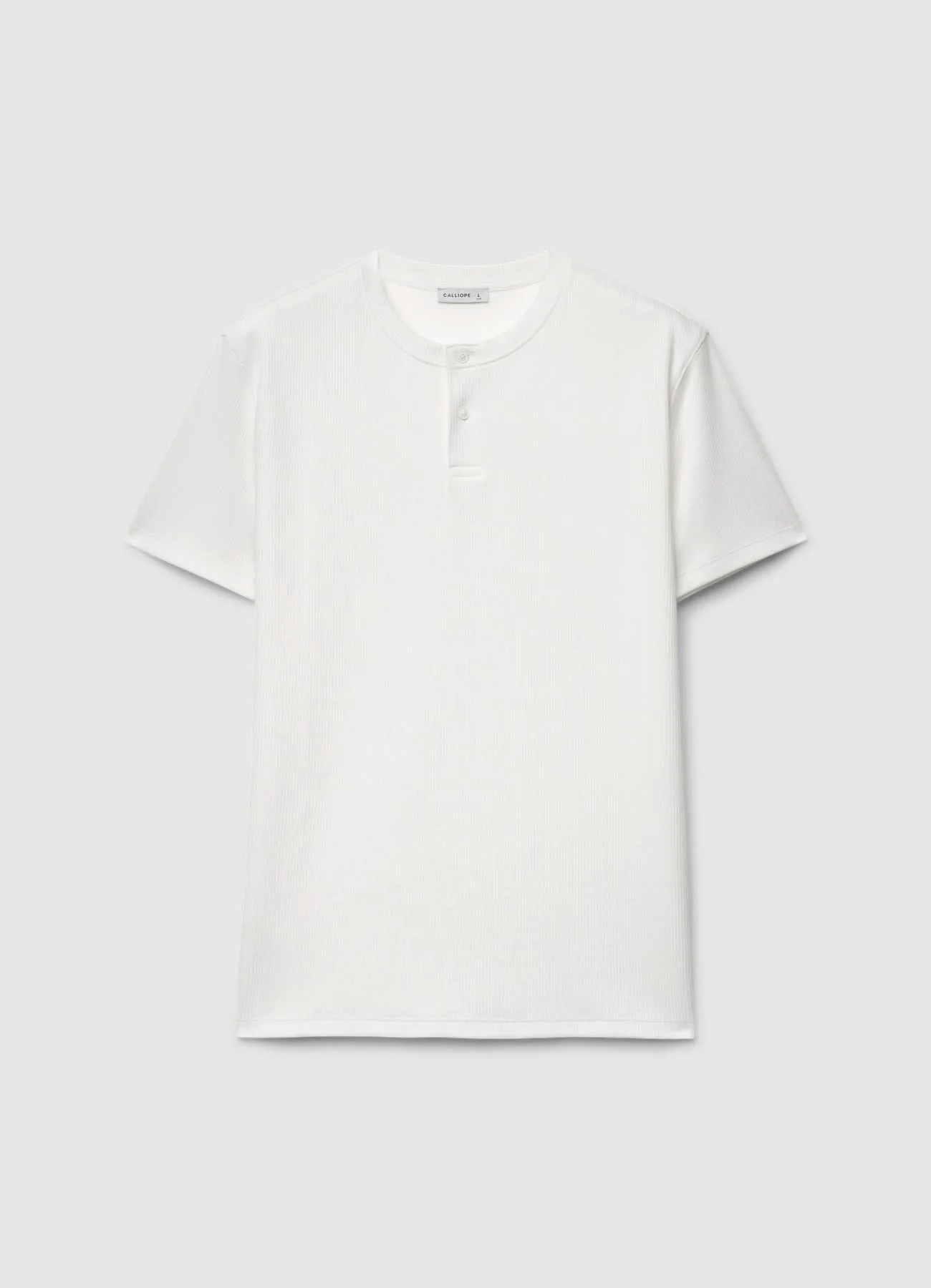 T-shirt serafino a costine - Image 6