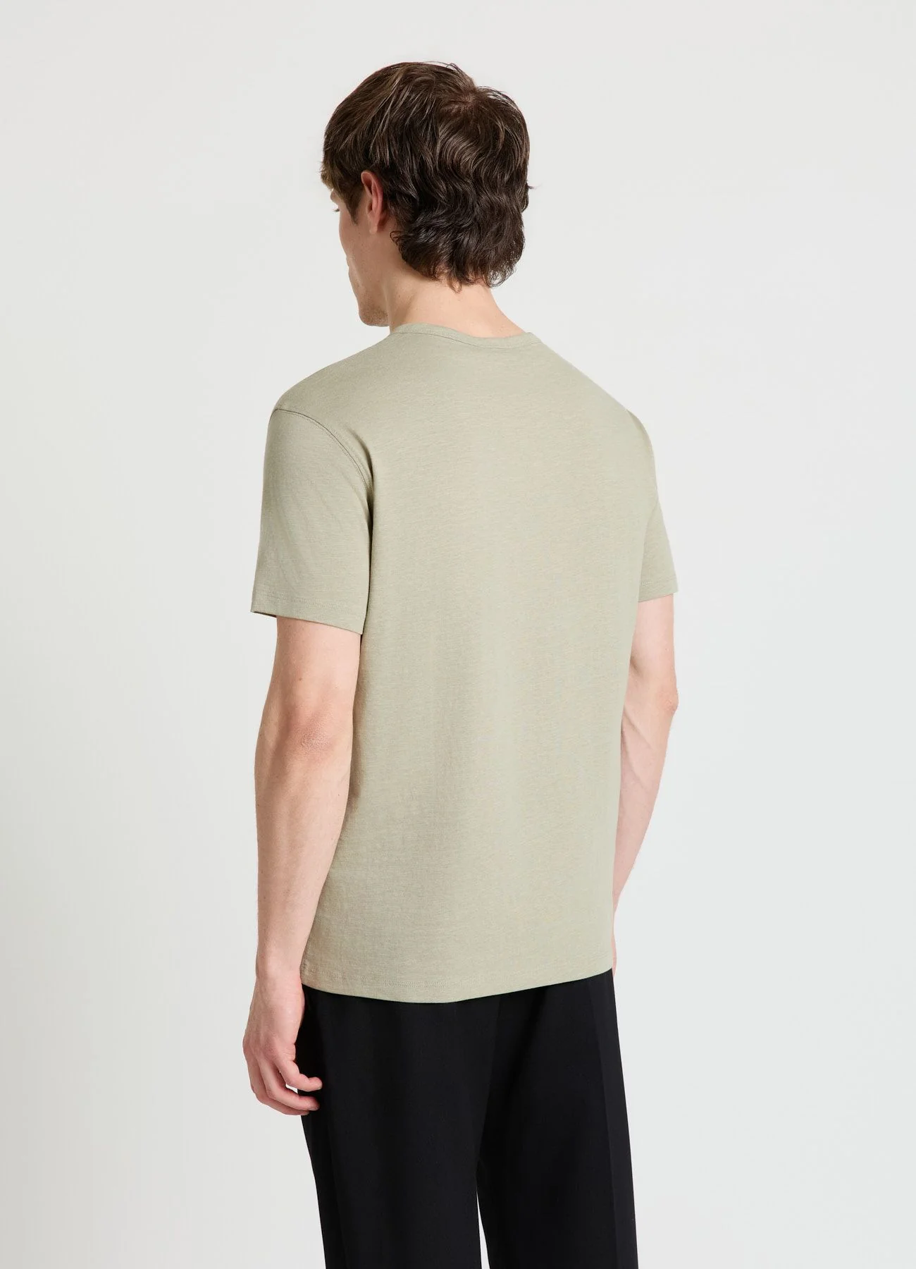 T-shirt serafino a tinta unita - Image 4
