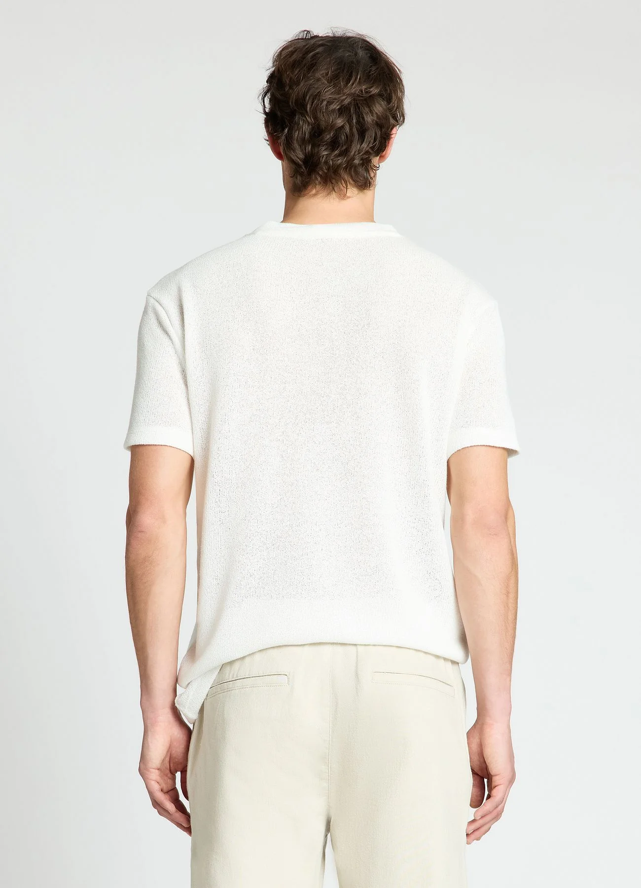 T-shirt serafino traforata - Image 3