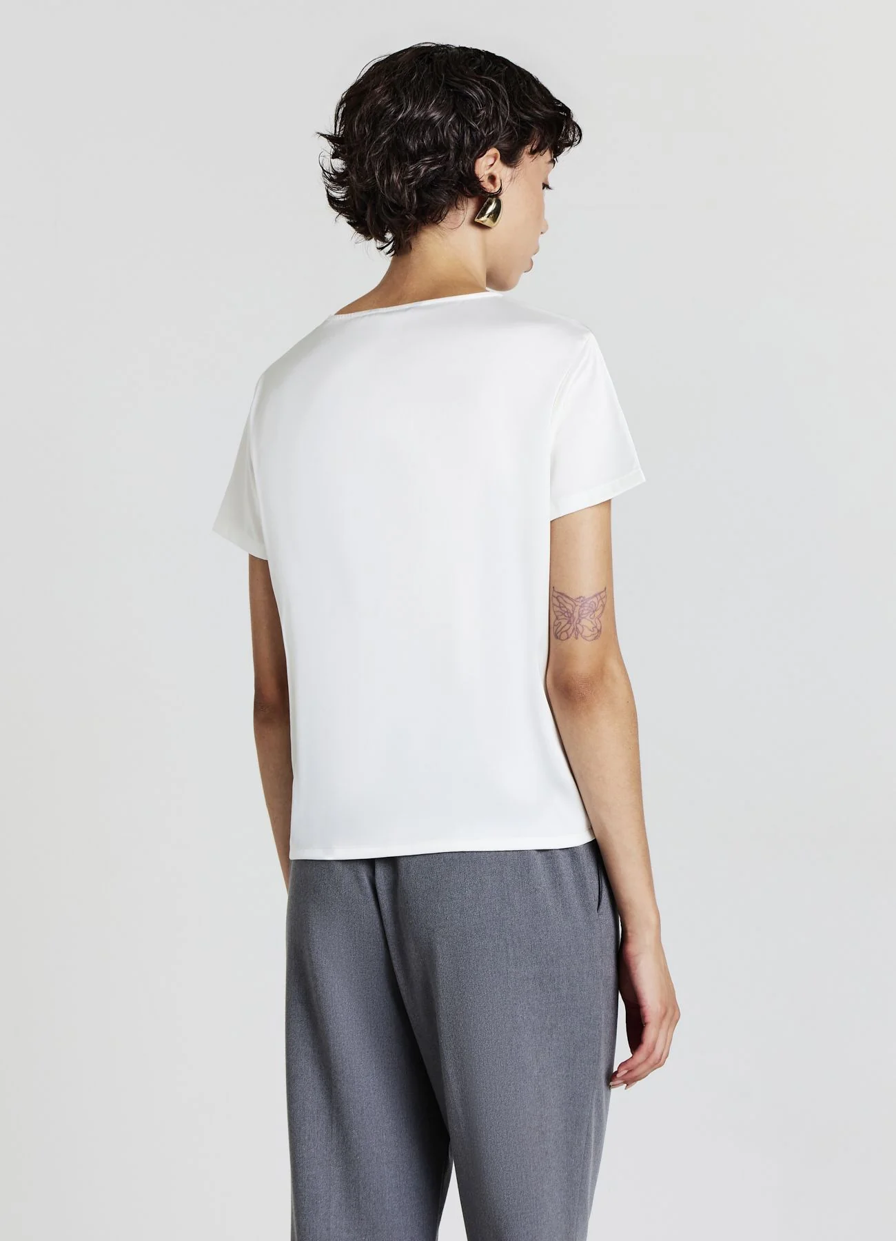 T-shirt simil raso - Image 3