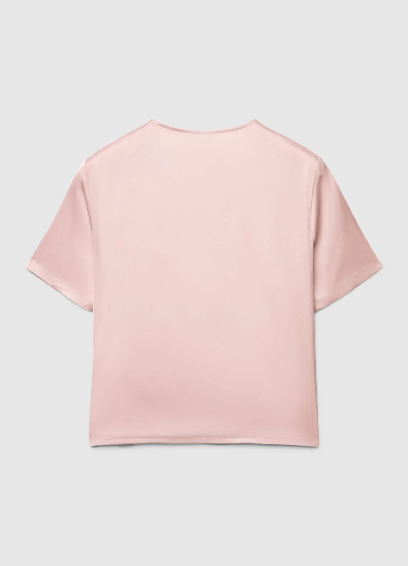 T-shirt simil satin a tinta unita - Image 6