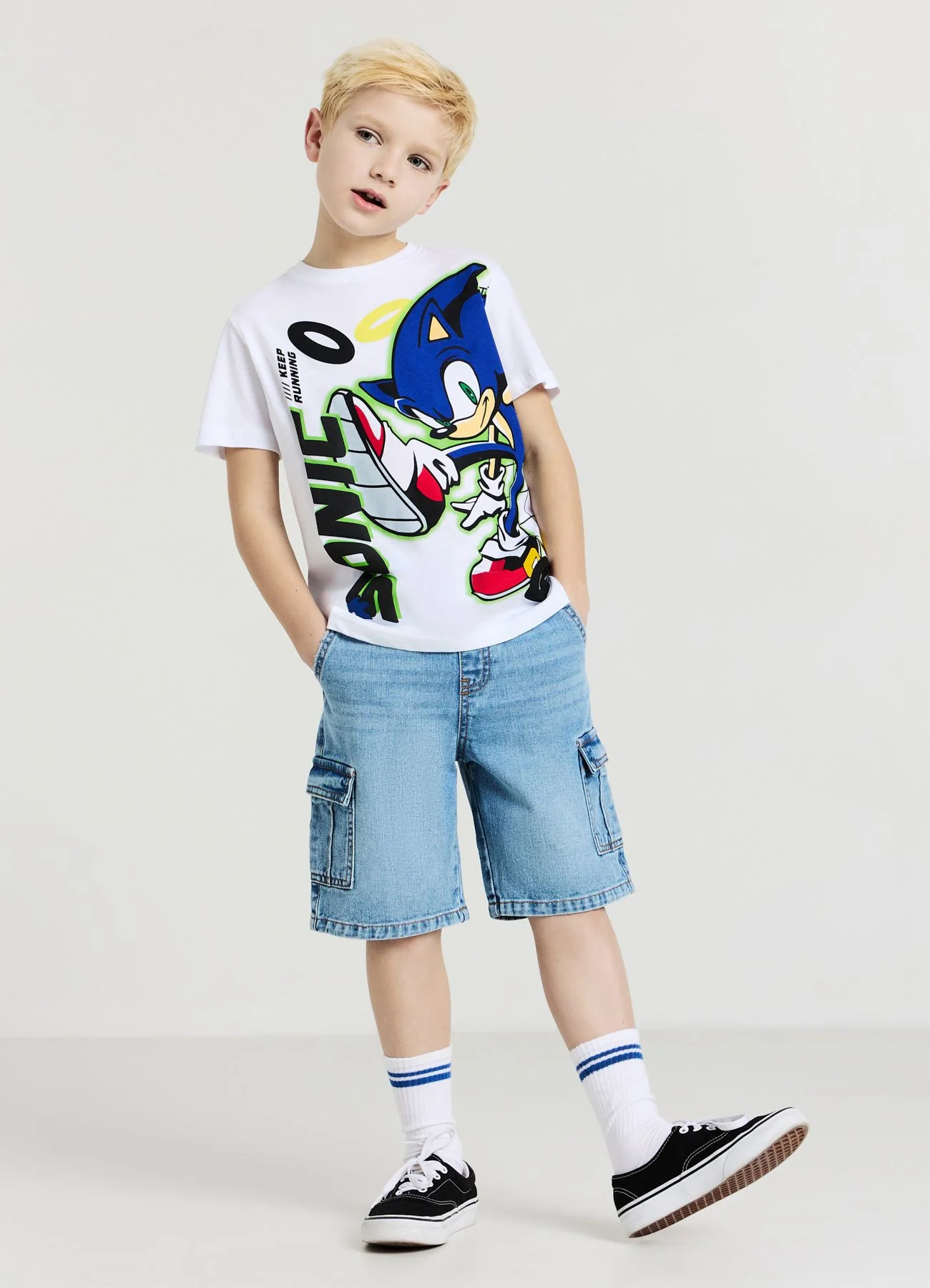 T-shirt stampa Sonic