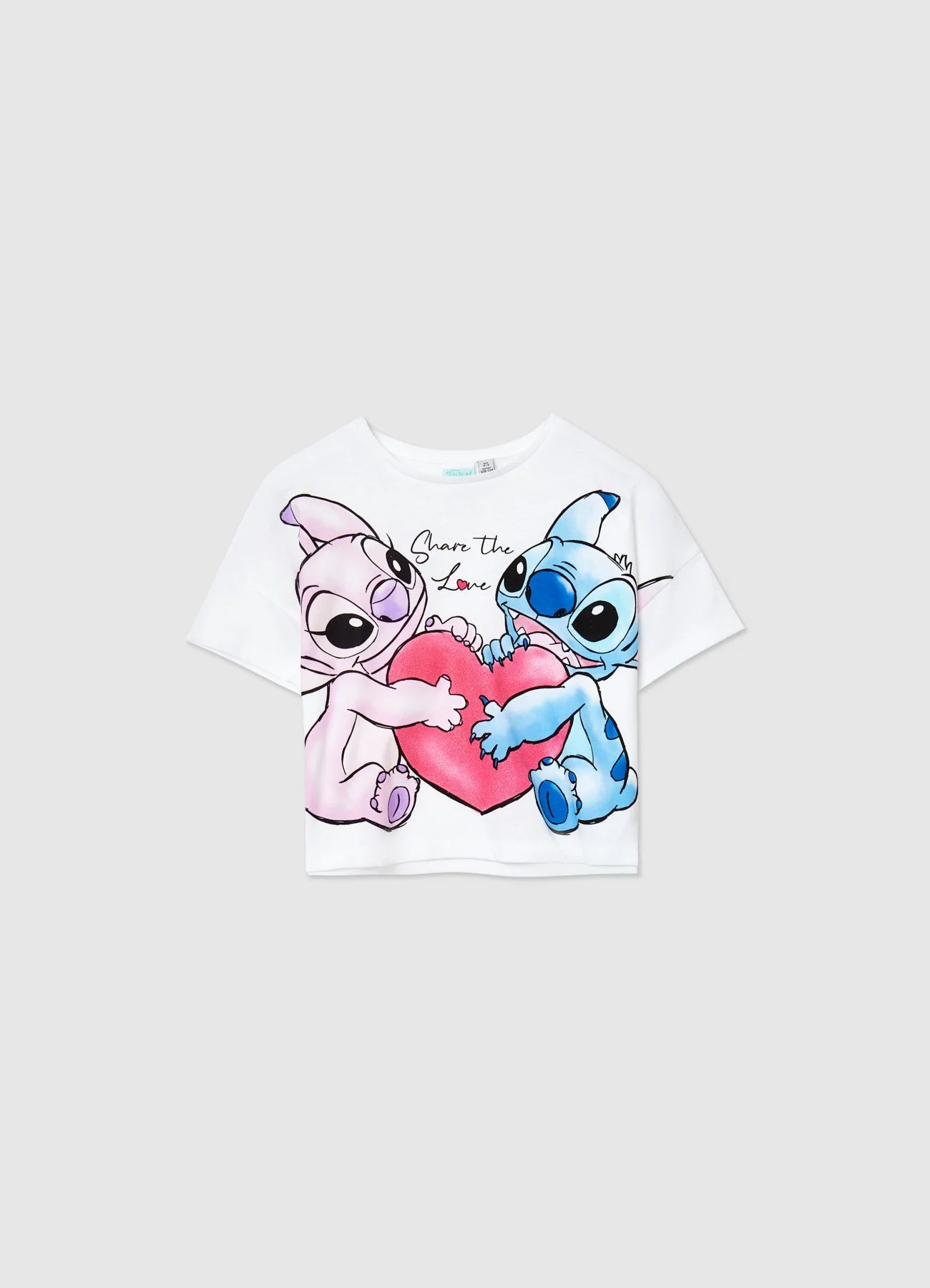 T-shirt stampa Stitch e Angel - Image 4