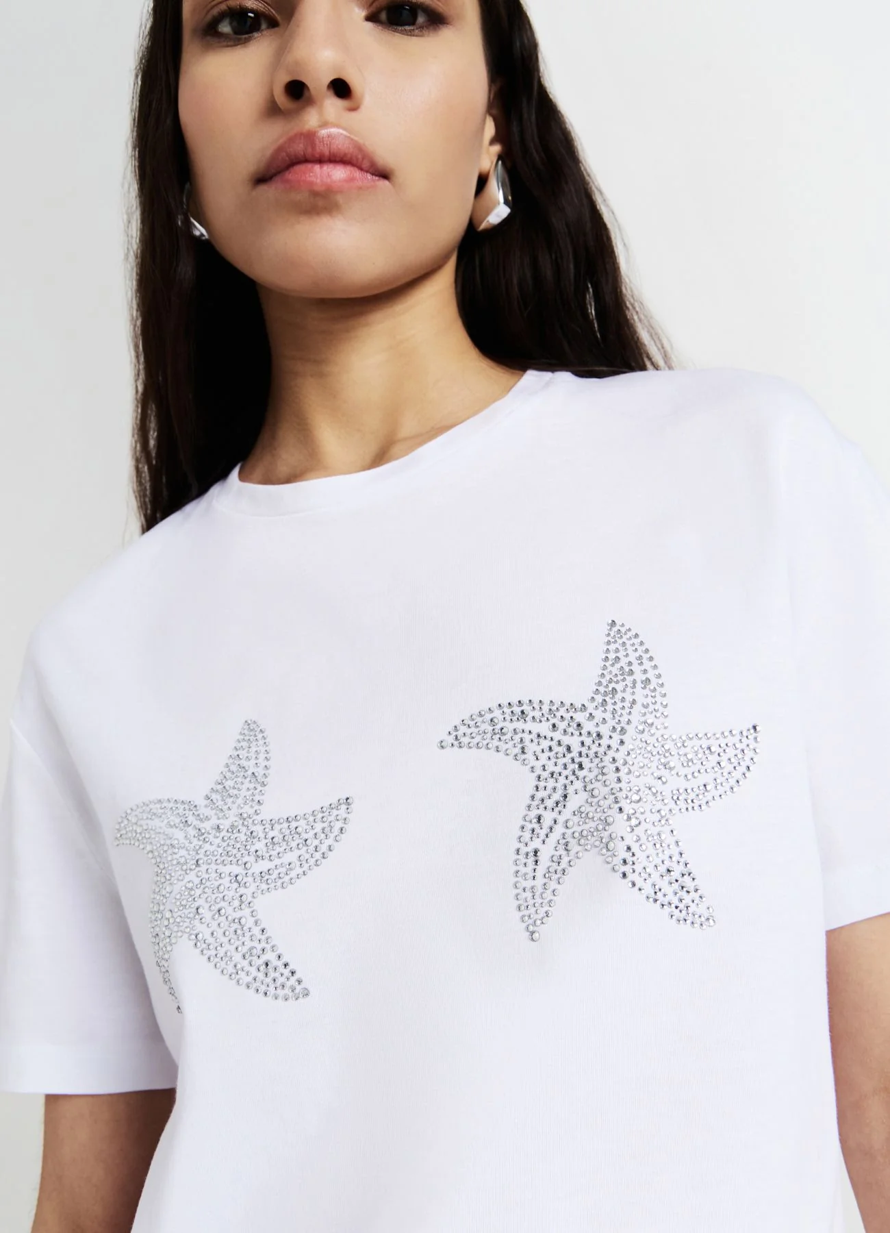 T-shirt stelle strass