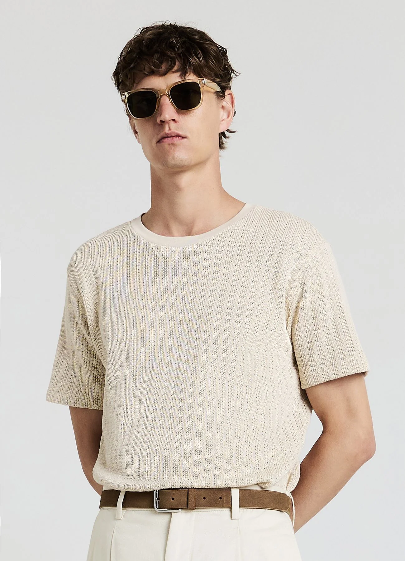 T-shirt tessuto traforato - Image 2