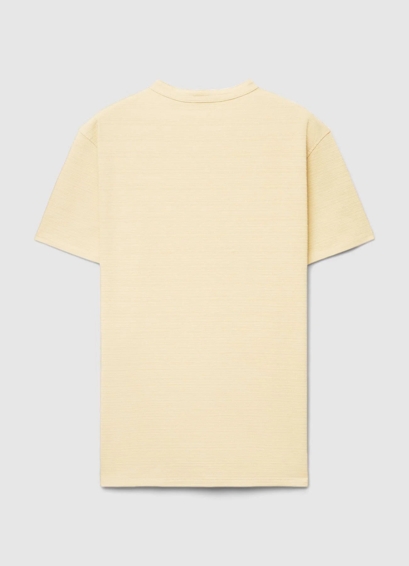 T-shirt tinta unita con collo serafino - Image 5