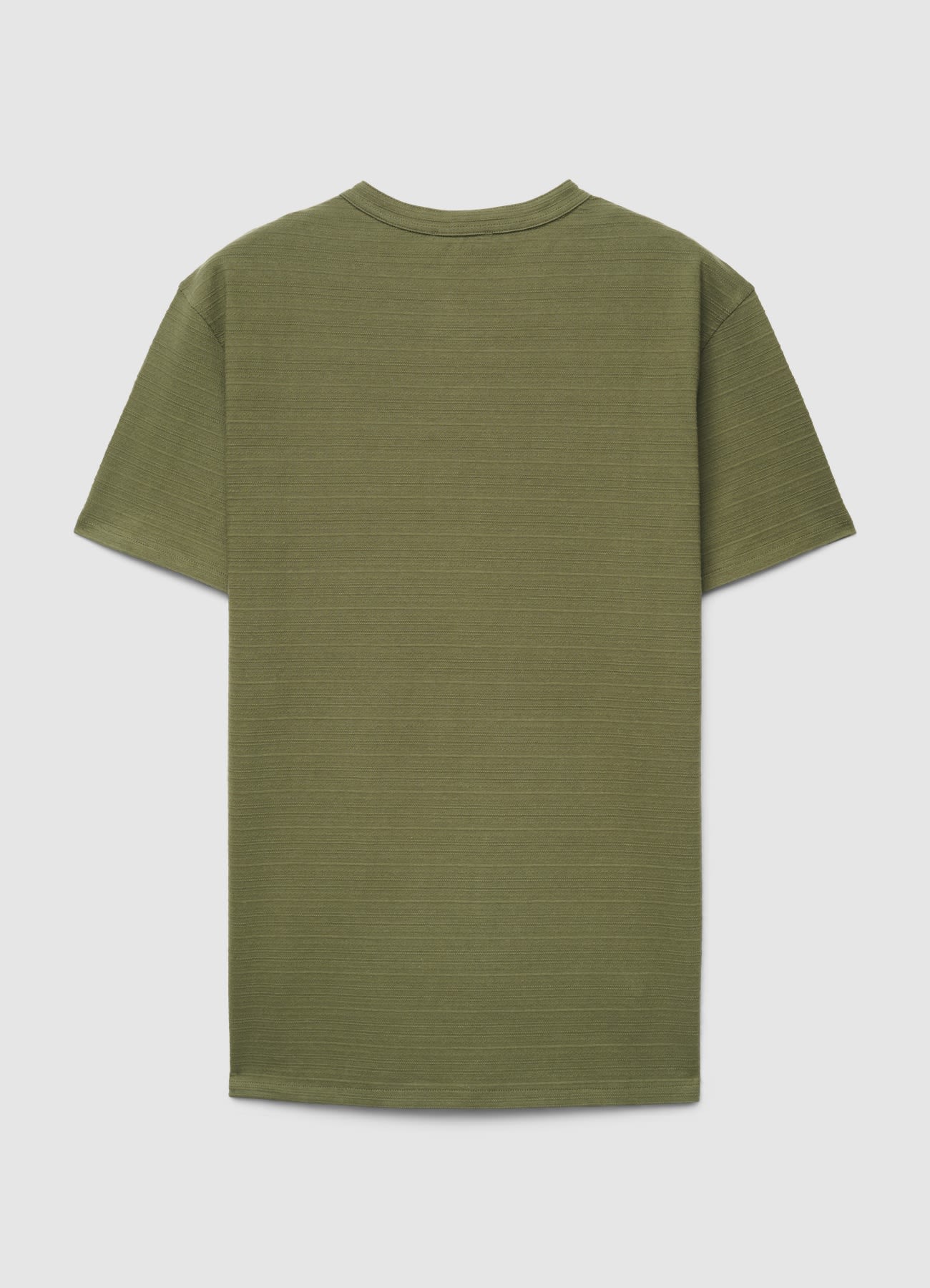 T-shirt tinta unita con collo serafino - Image 6