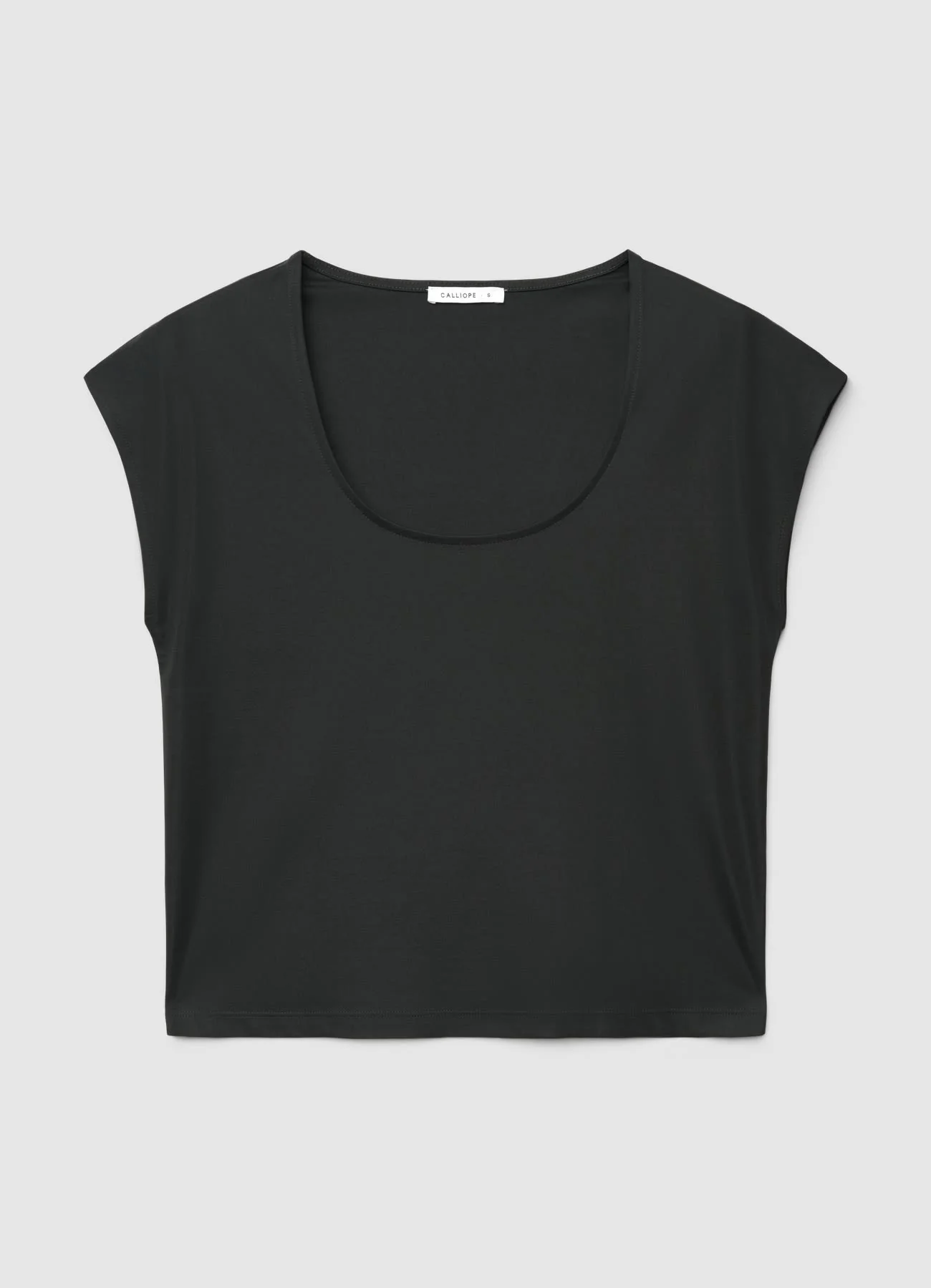 T-shirt tinta unita con manica ad aletta - Image 5