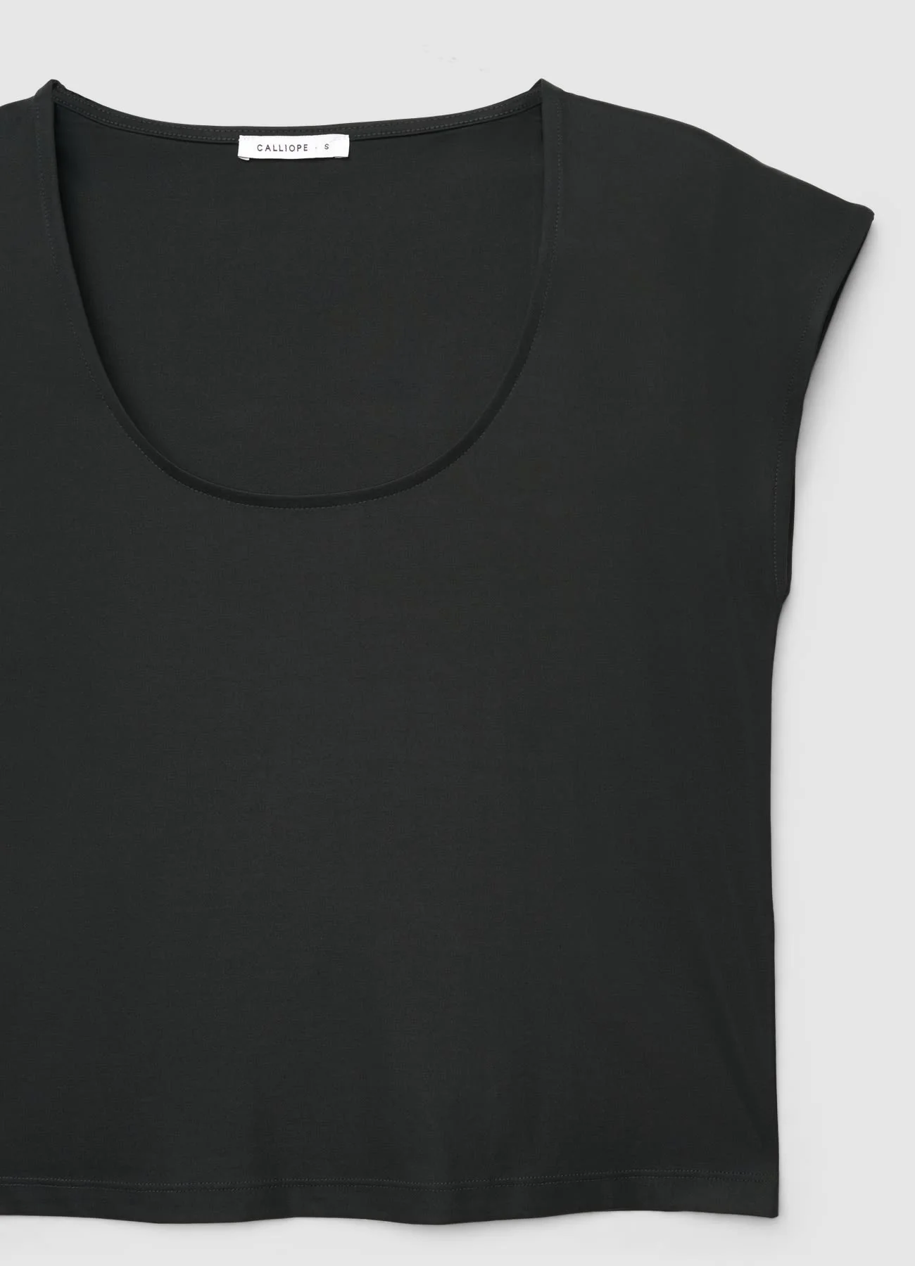 T-shirt tinta unita con manica ad aletta - Image 6
