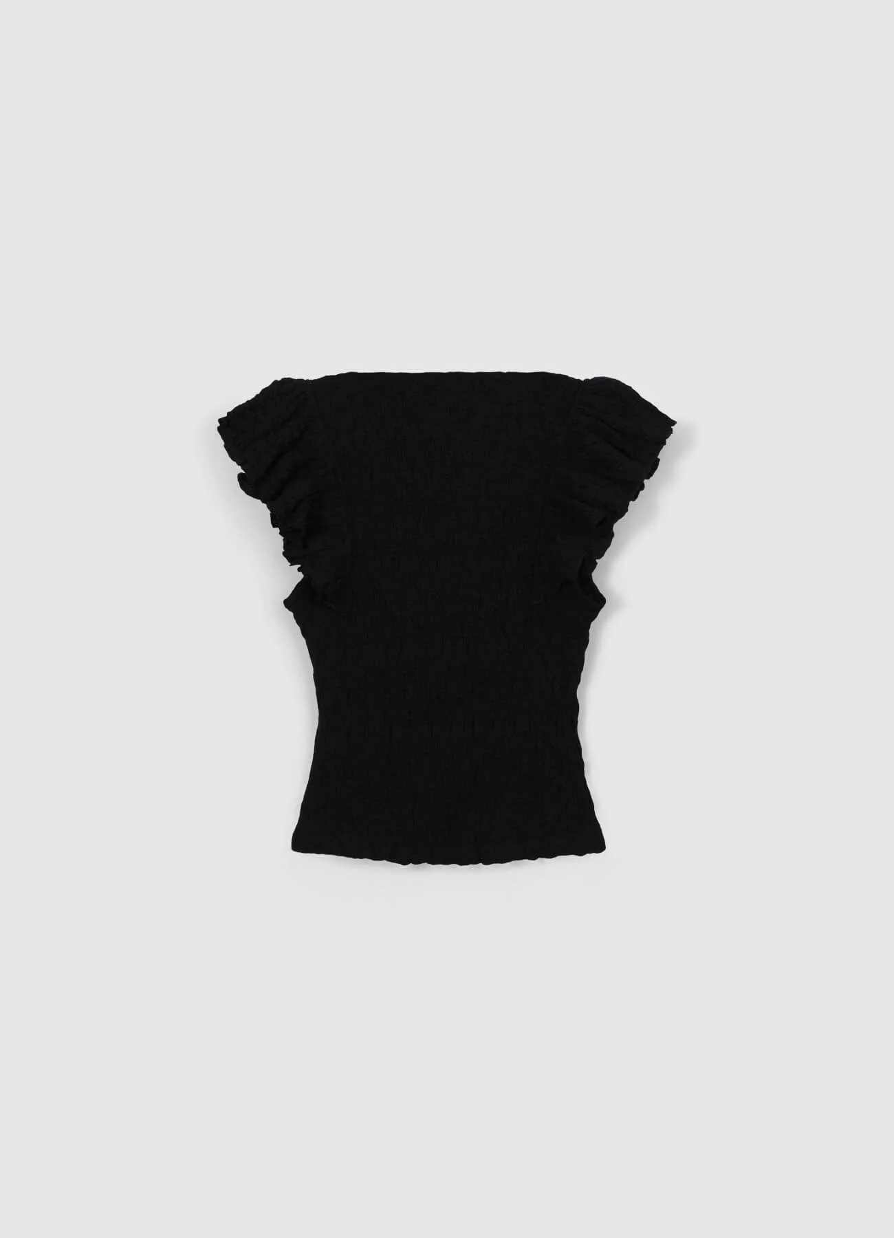 T-shirt volant tessuto bubble - Image 5