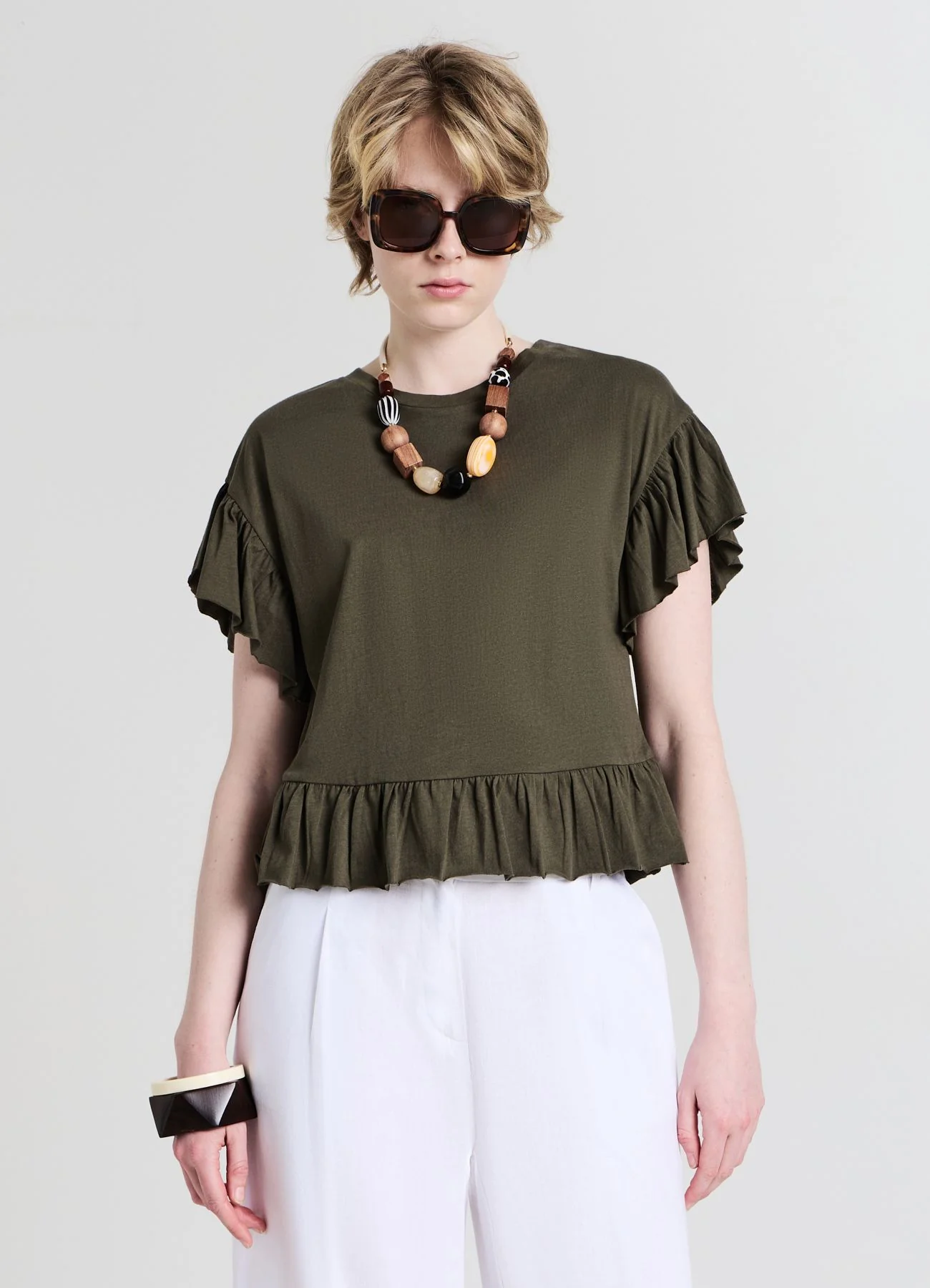 T-shirt volants