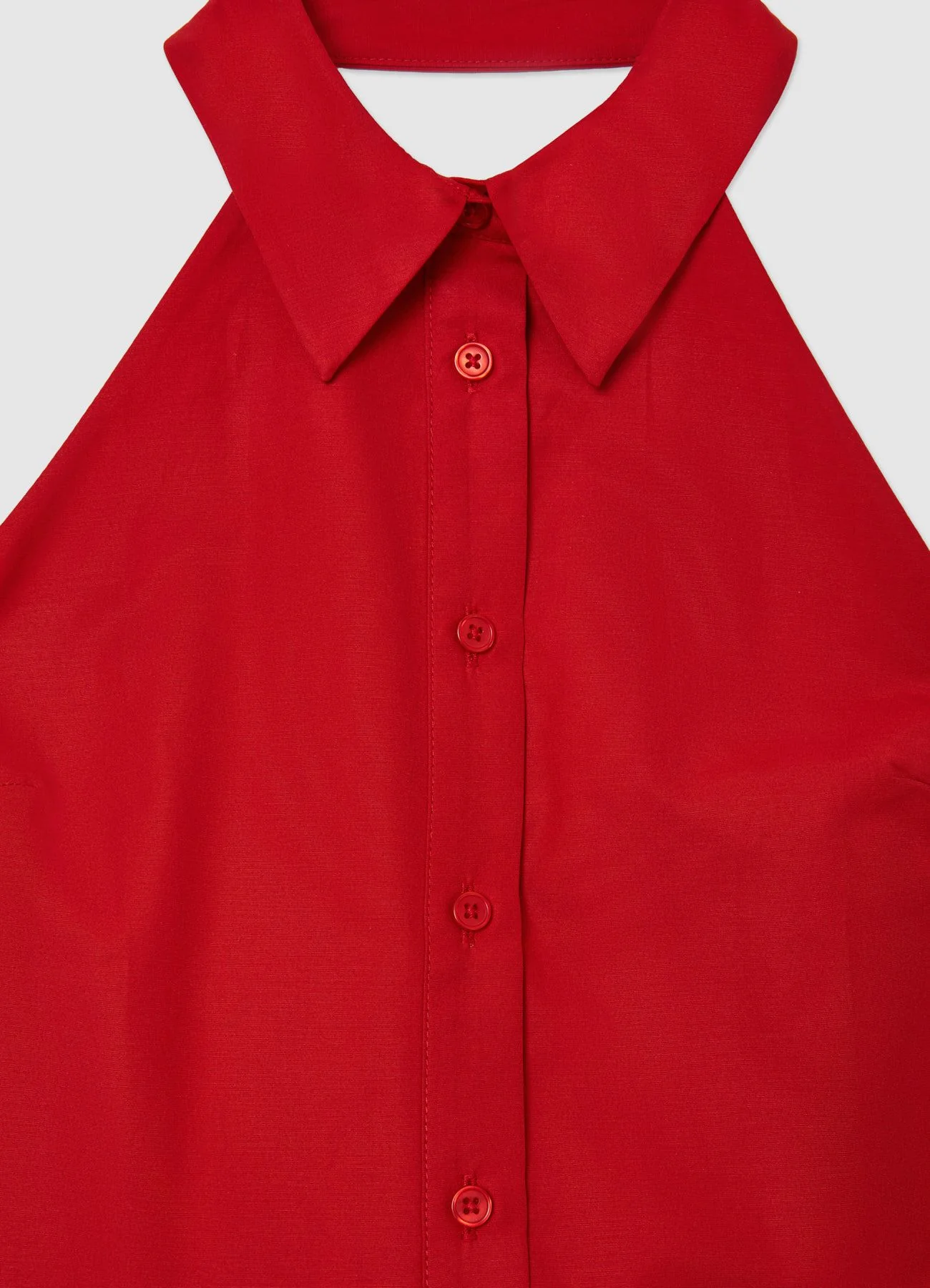 Top camicia halterneck - Image 5