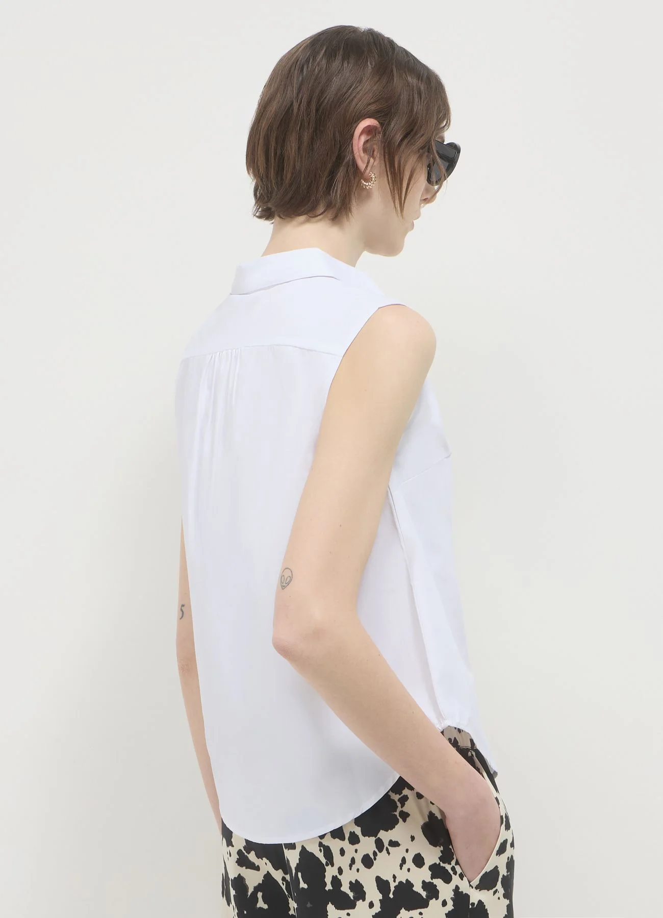 Top collo a camicia - Image 2