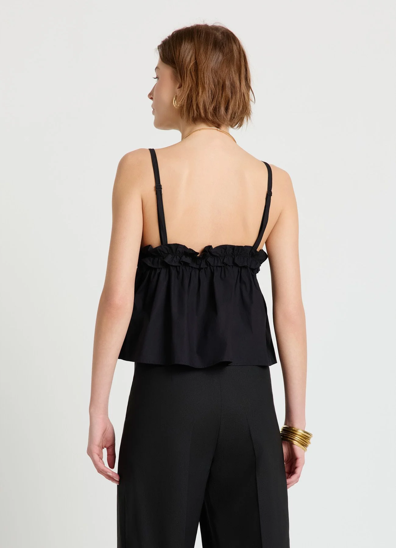 Top con arricciature e fiocchetti - Image 3