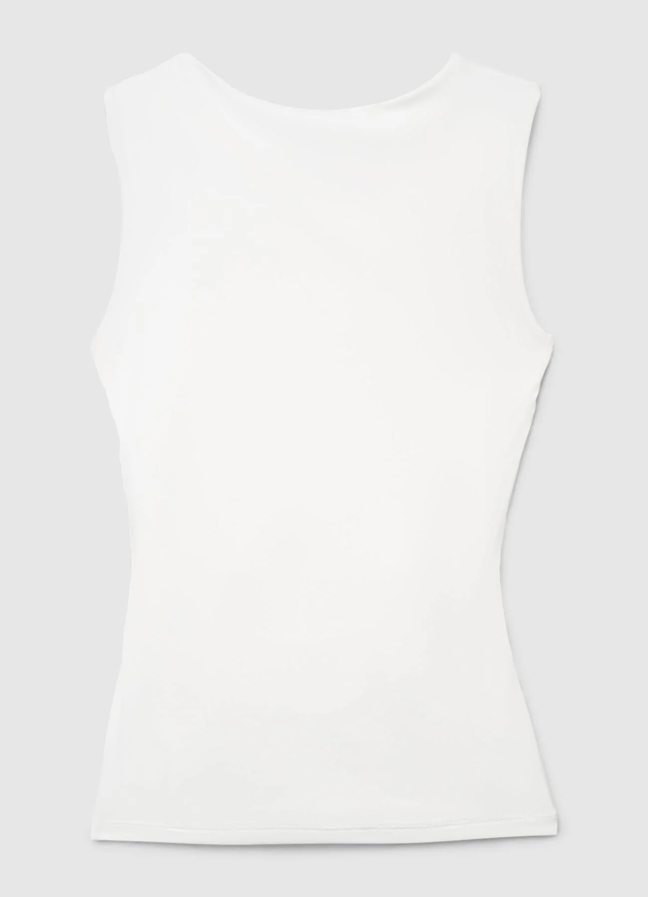 Top drappeggiato con nodo sulla spalla - Image 6
