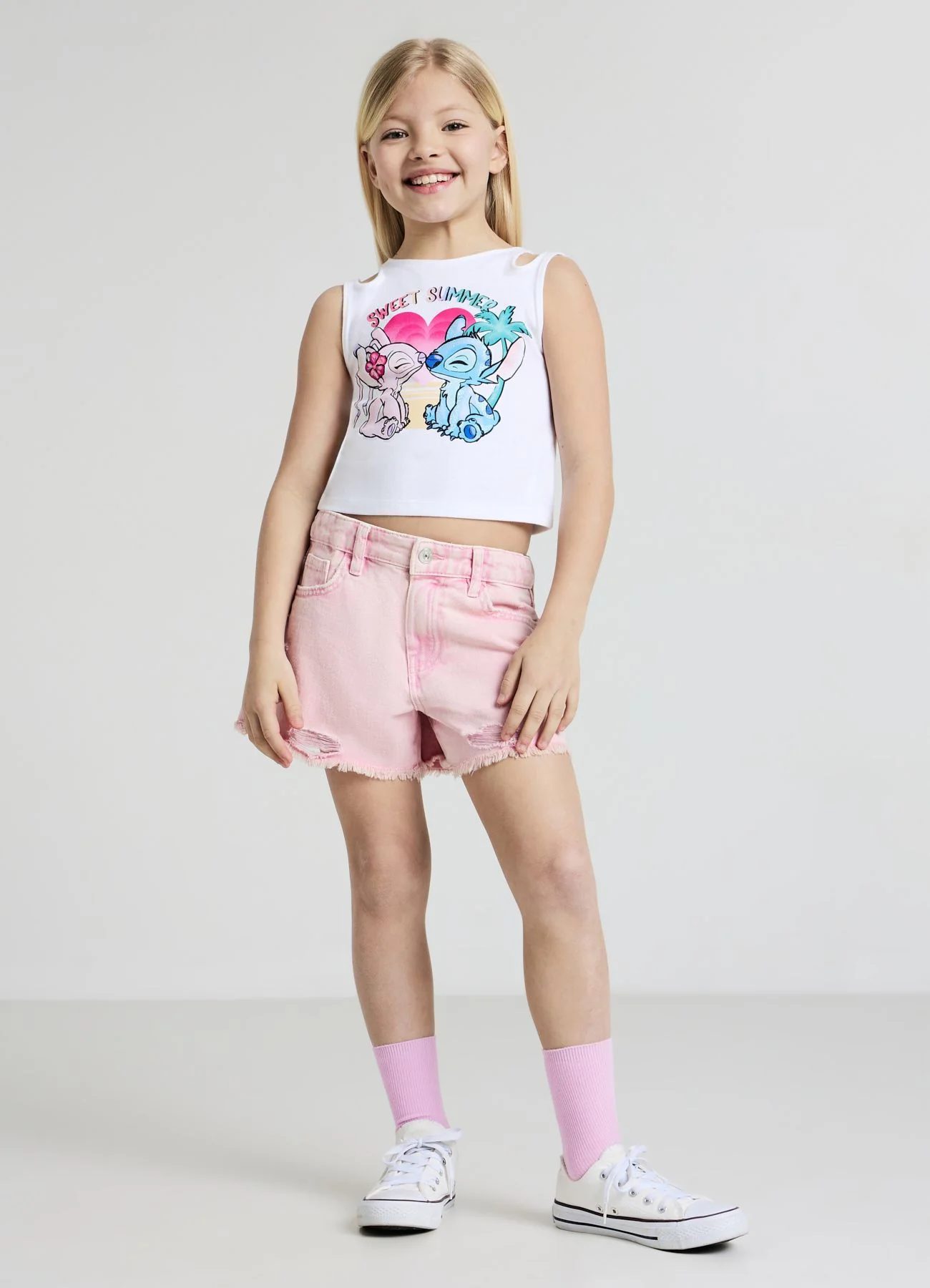 Top stampa Stitch e Angel - Image 2
