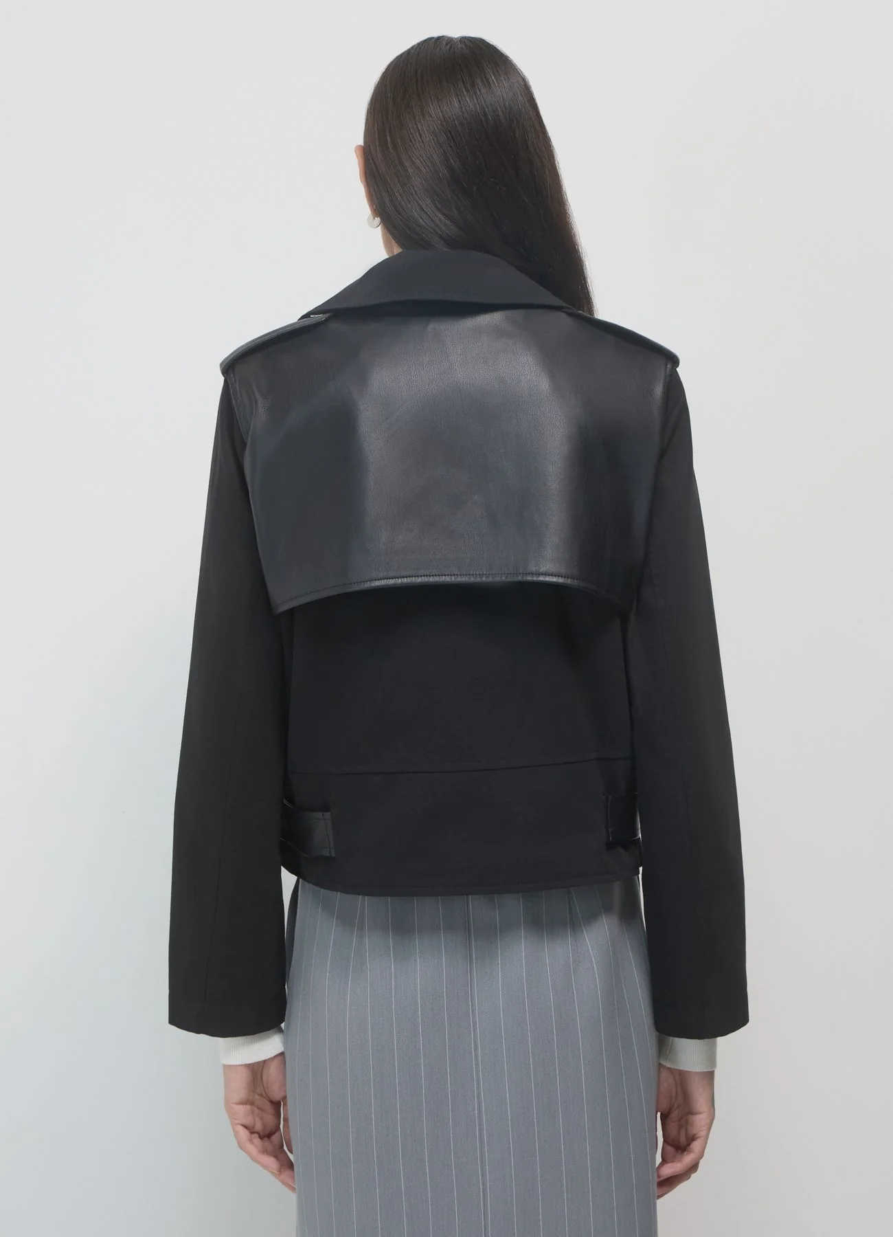 Trench corto bi-tessuto - Image 2