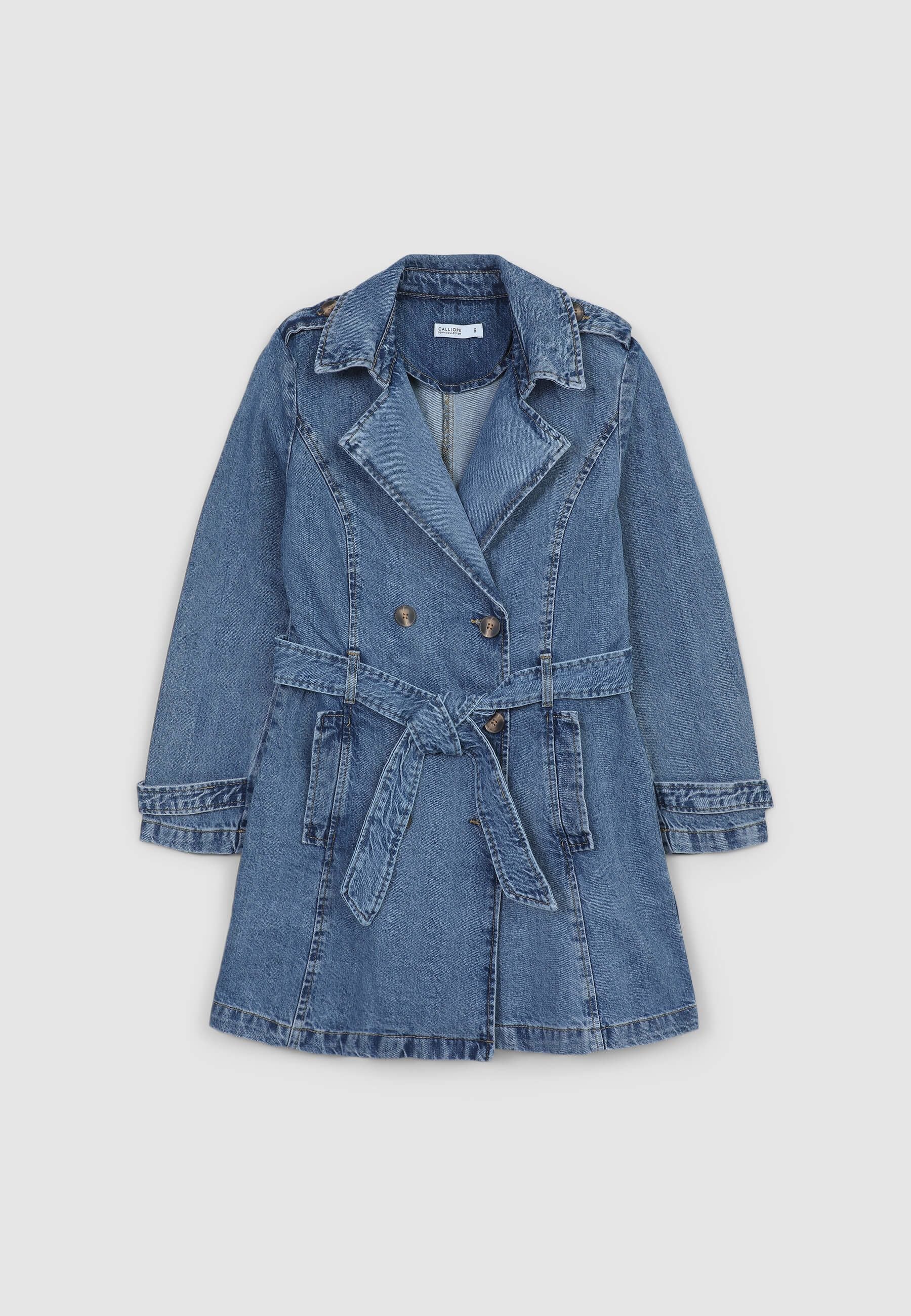 Trench in denim - Image 6
