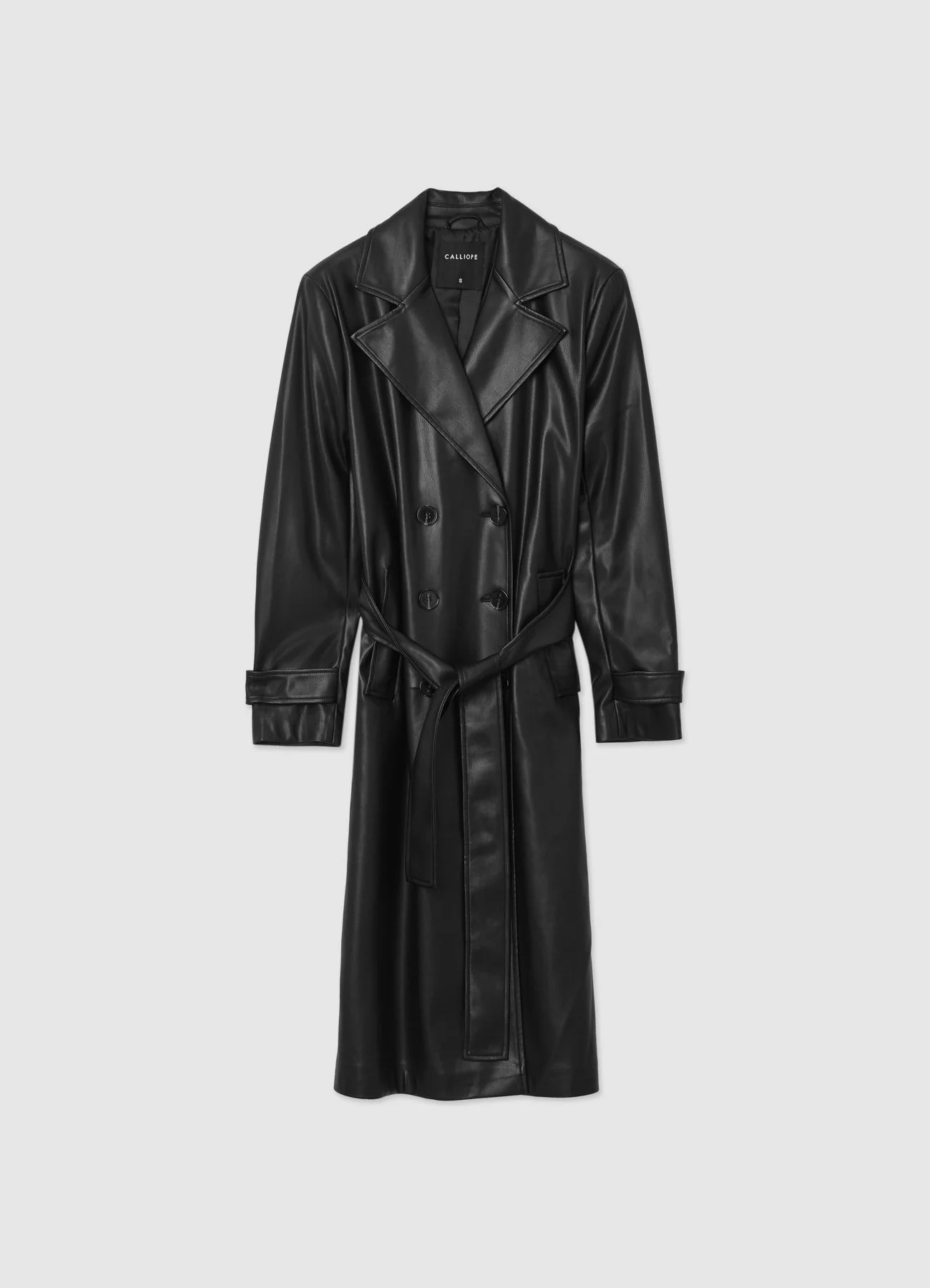 Trench lungo similpelle - Image 6