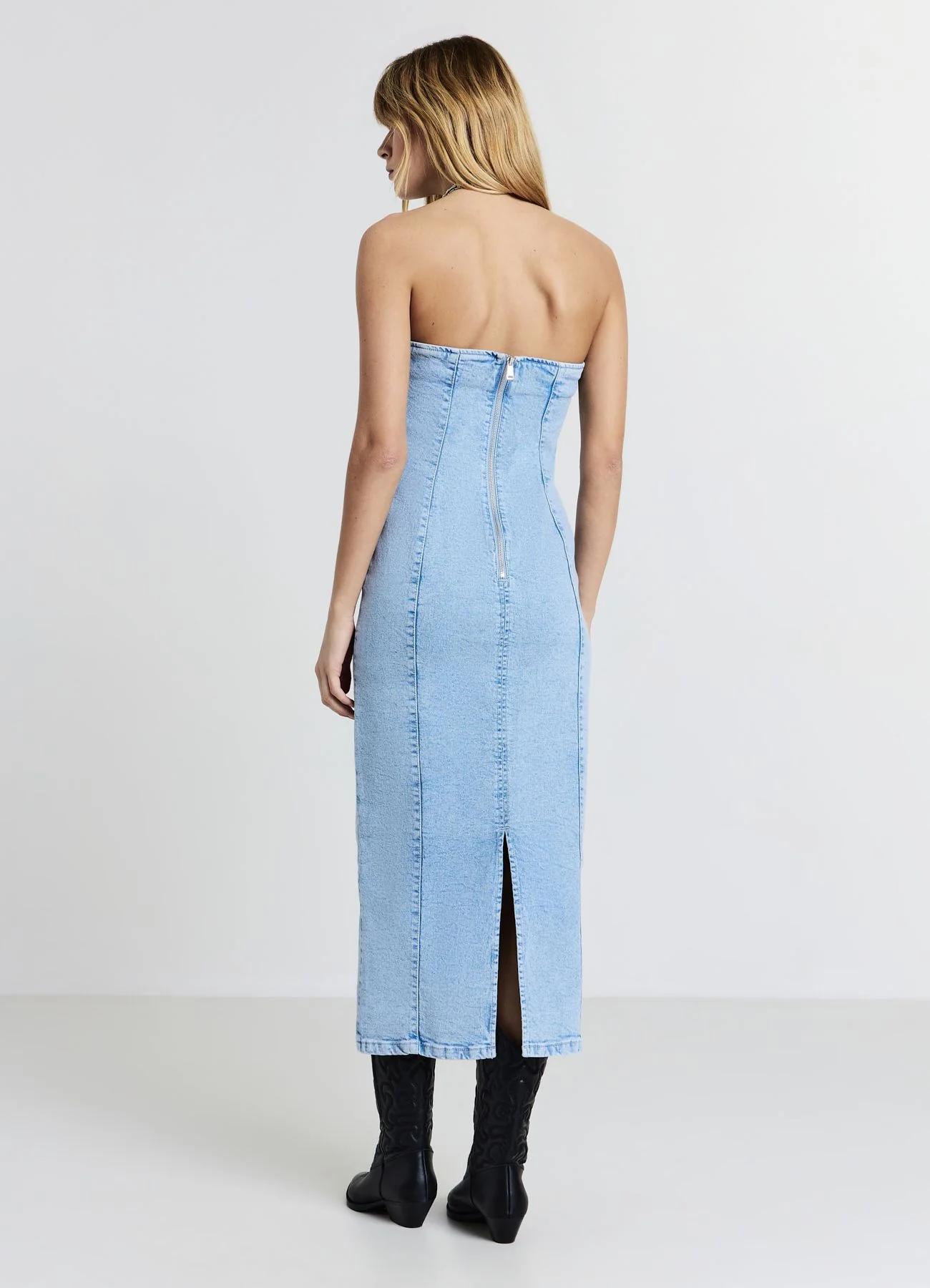 Tubino lungo denim