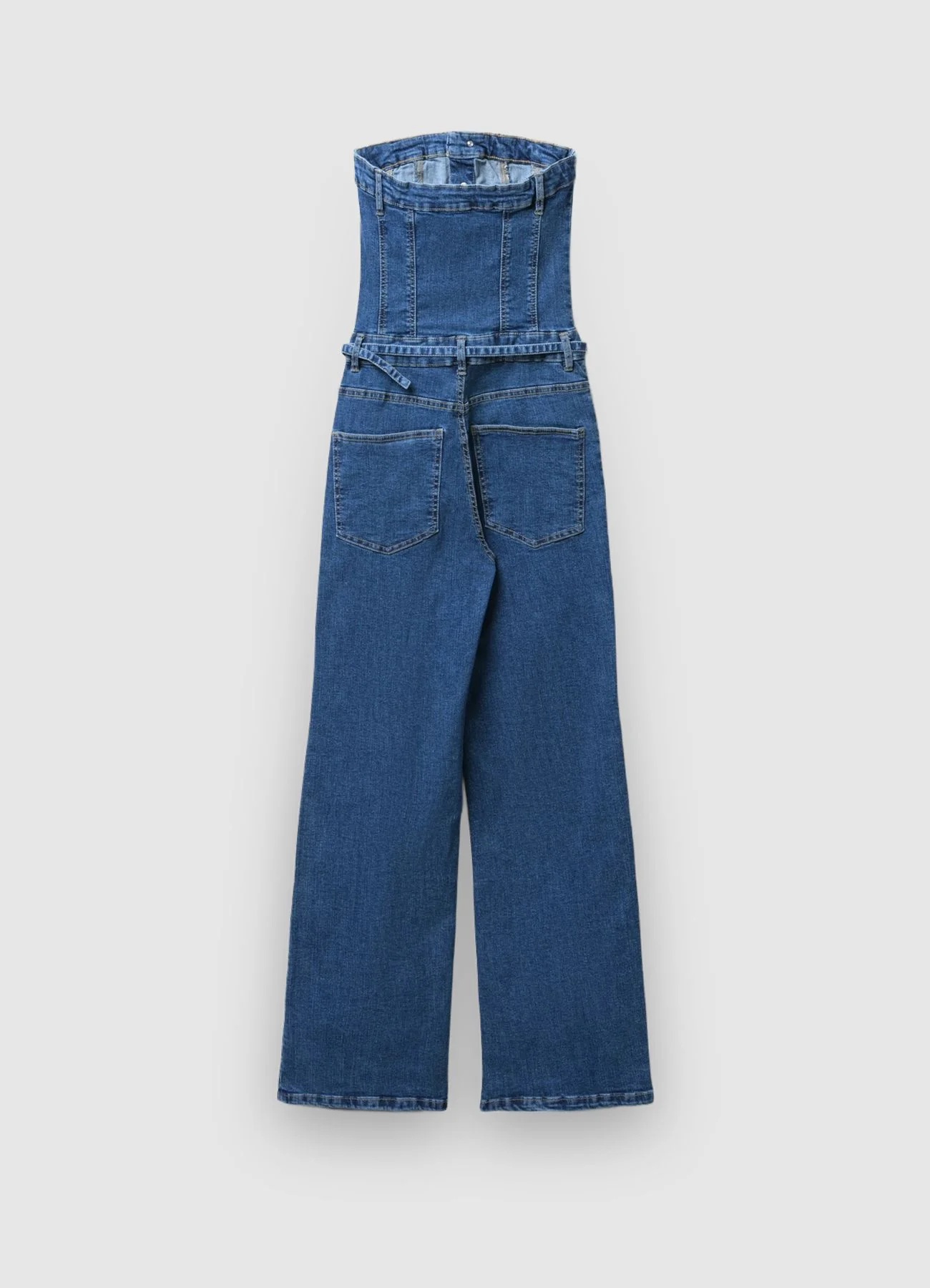Tuta denim a fascia - Image 4