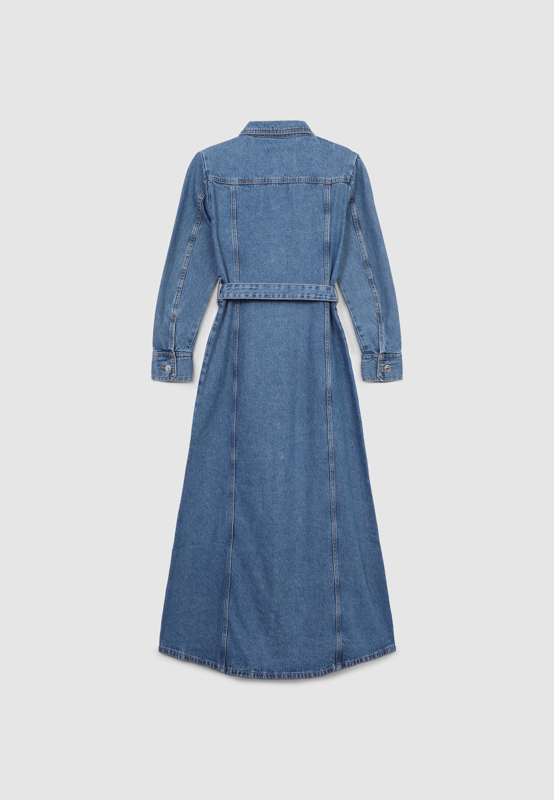 Vestito a camicia in denim - Image 5