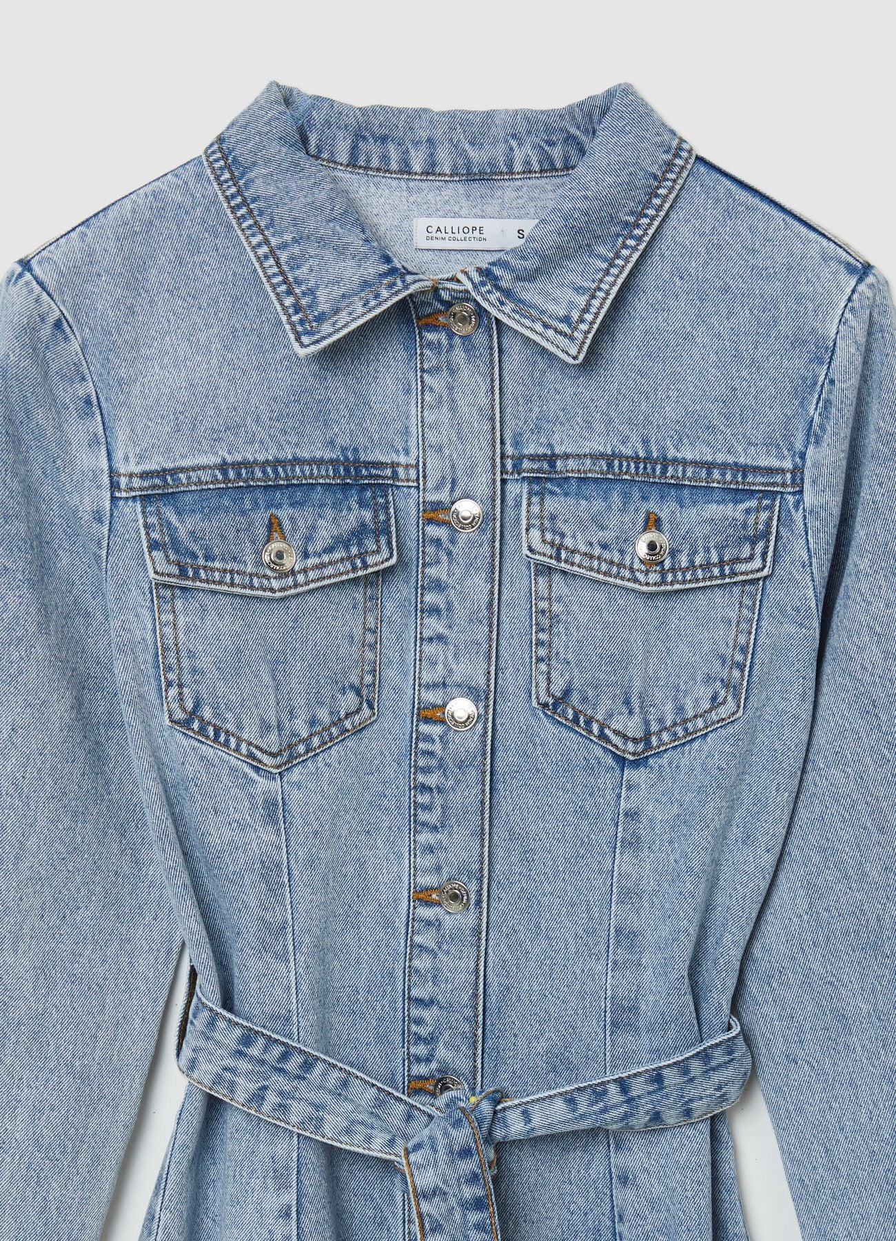 Vestito camicia in denim - Image 5