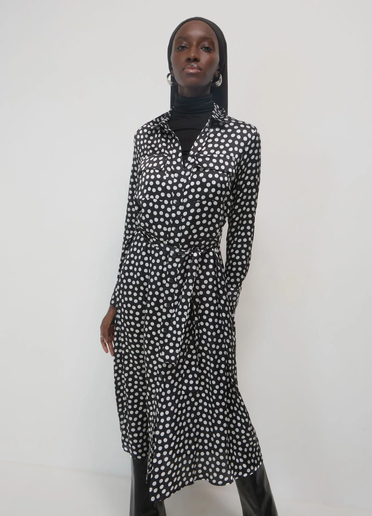Vestito chemisier a pois - Image 5