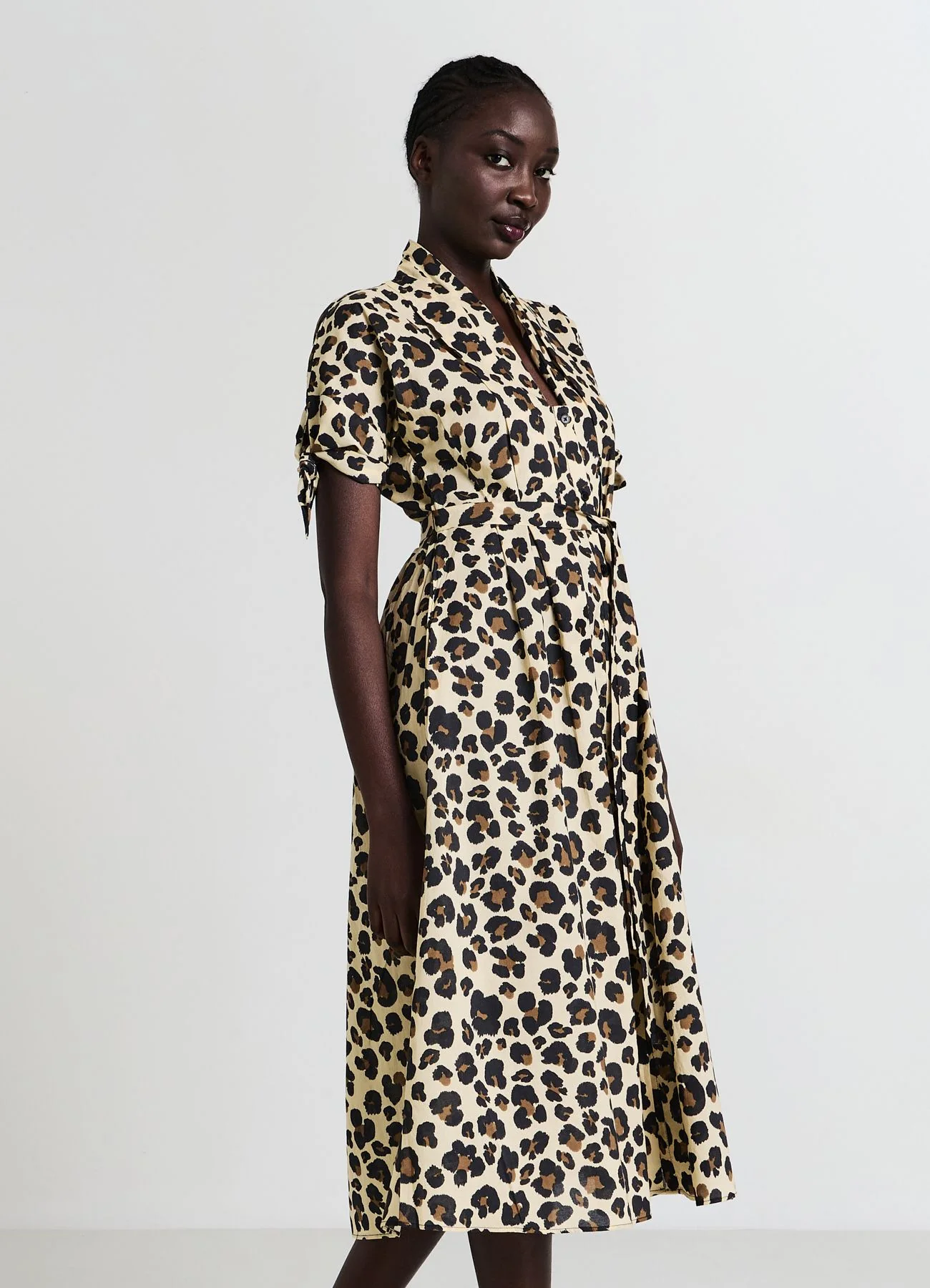 Vestito chemisier fantasia animalier - Image 3