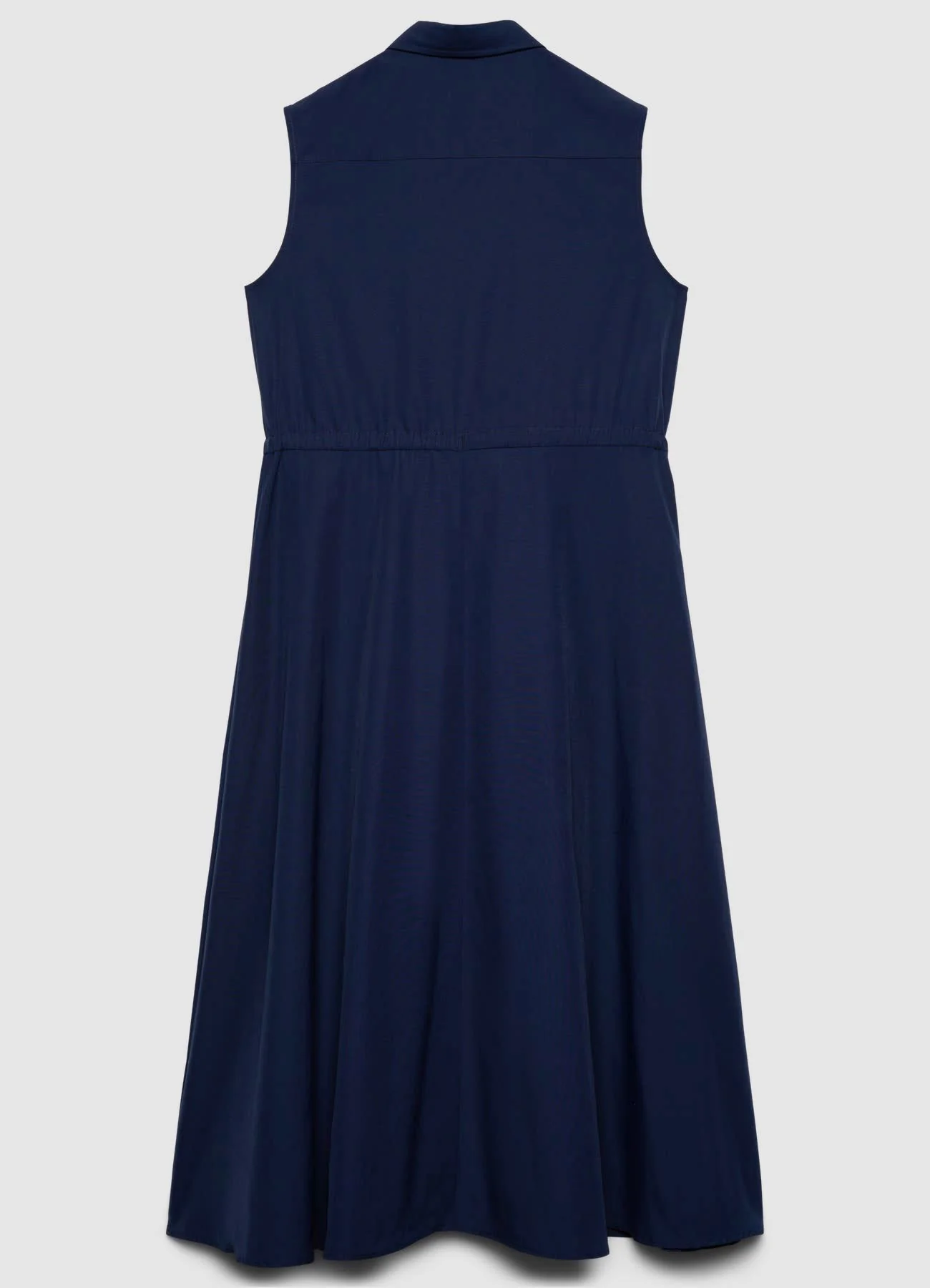 Vestito chemisier lungo senza maniche - Image 5