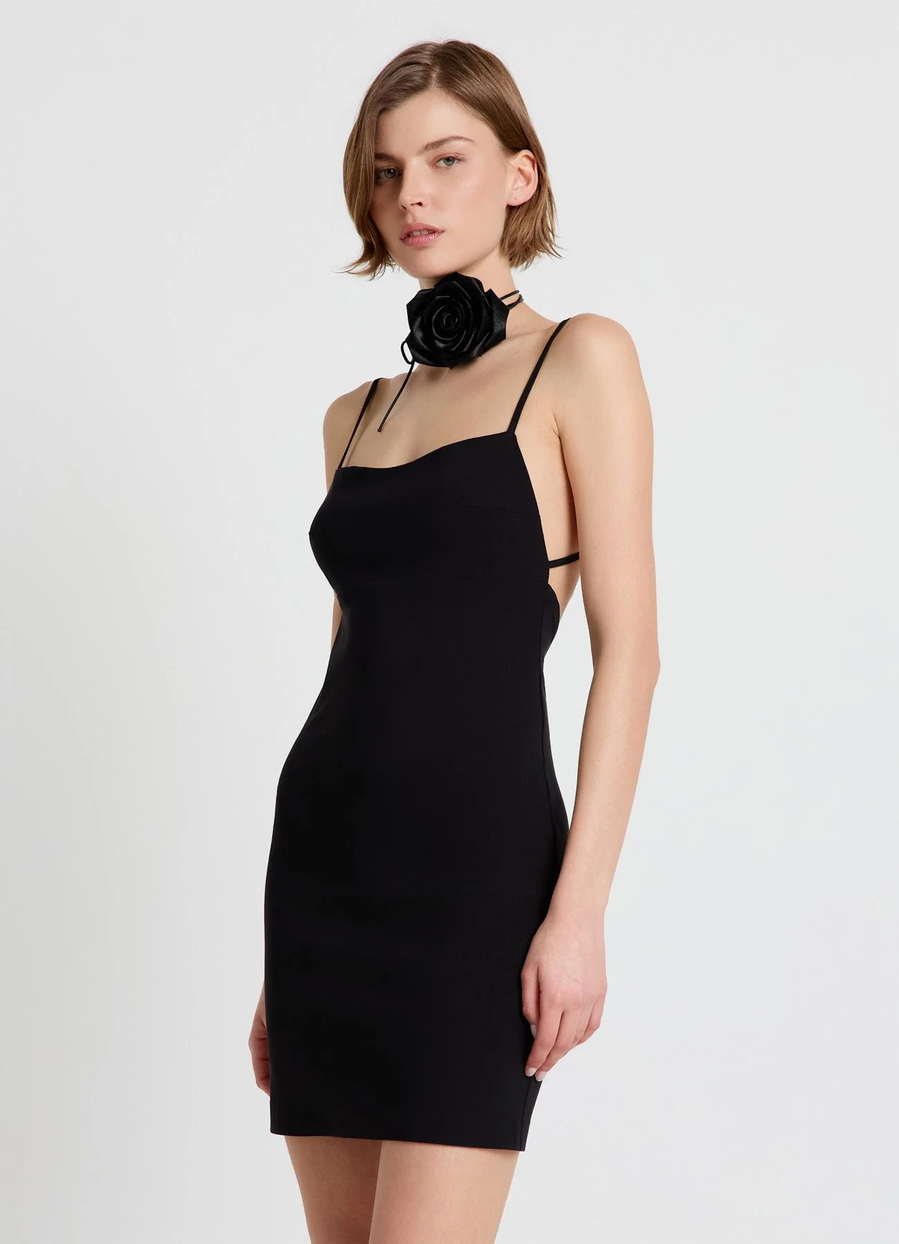 Vestito corto con spalline e schiena scoperta - Image 2