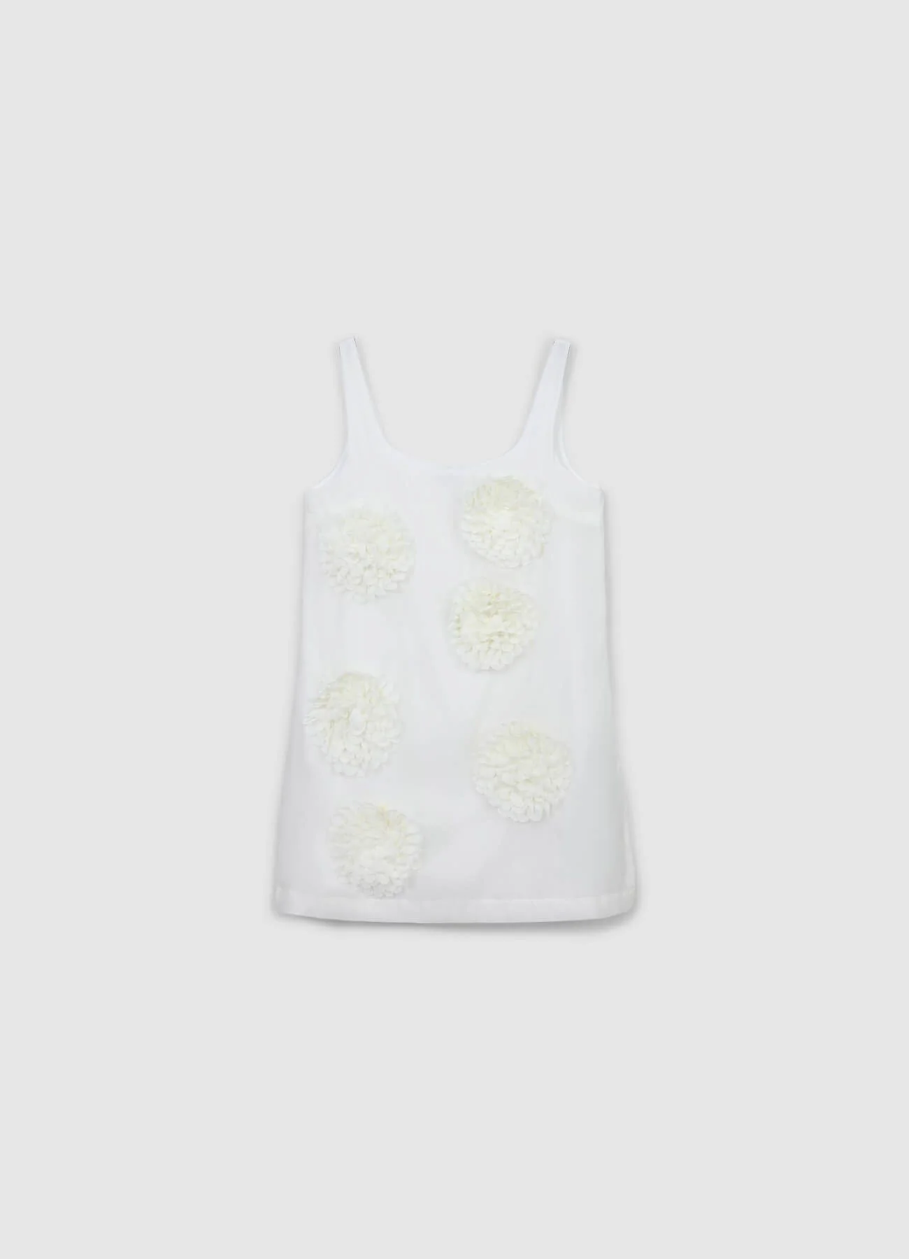 Vestito corto fiori applicati - Image 6