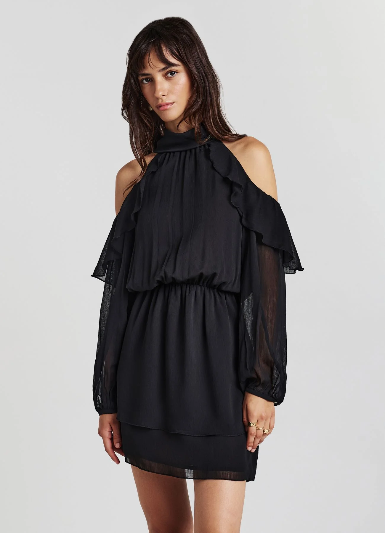 Vestito corto frill - Image 3