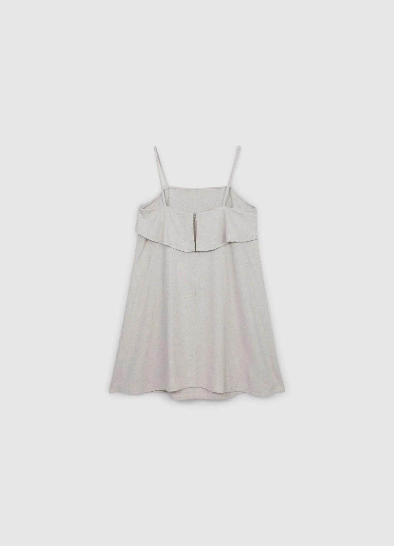 Vestito corto misto lino - Image 6