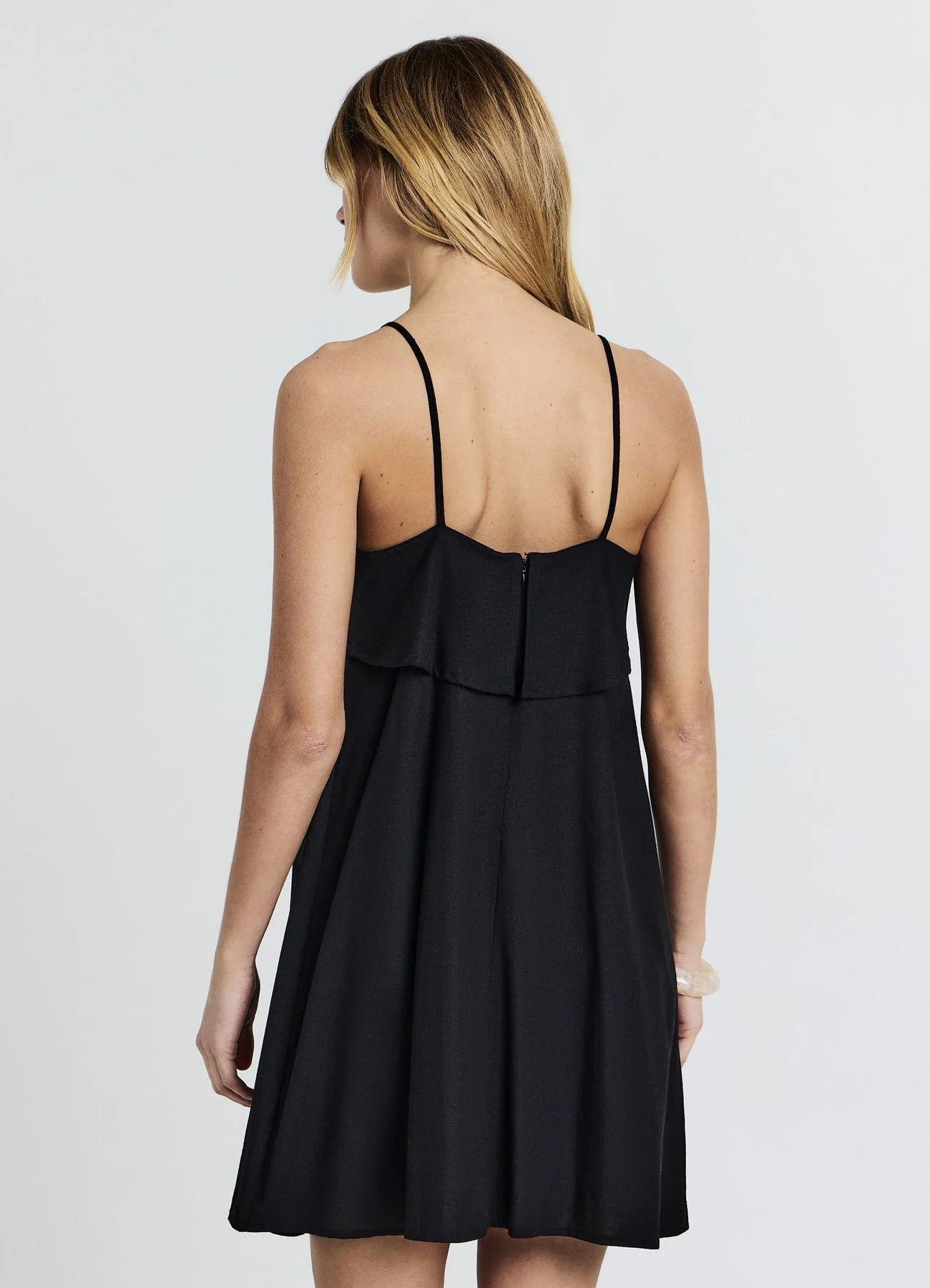 Vestito corto misto lino - Image 2