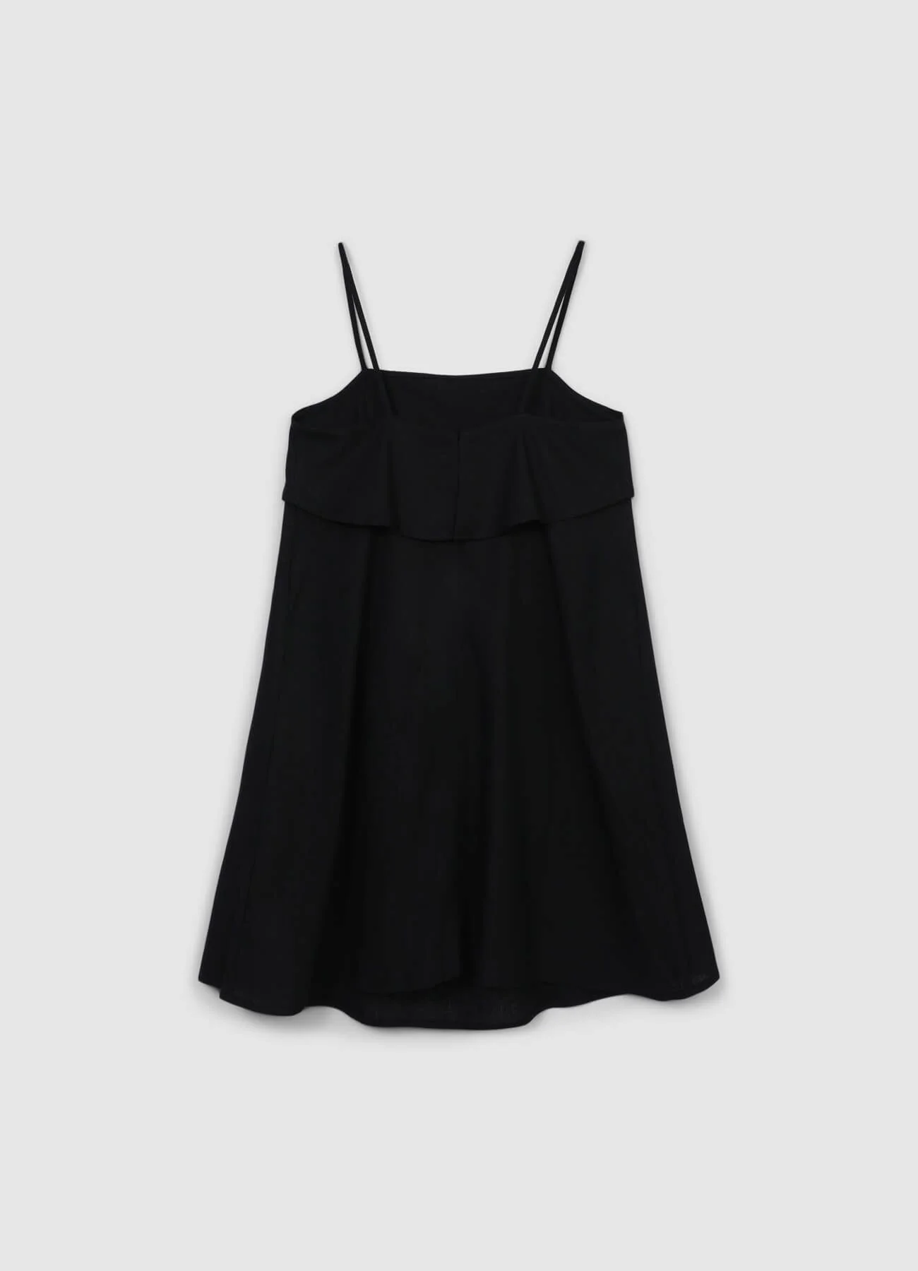 Vestito corto misto lino - Image 4