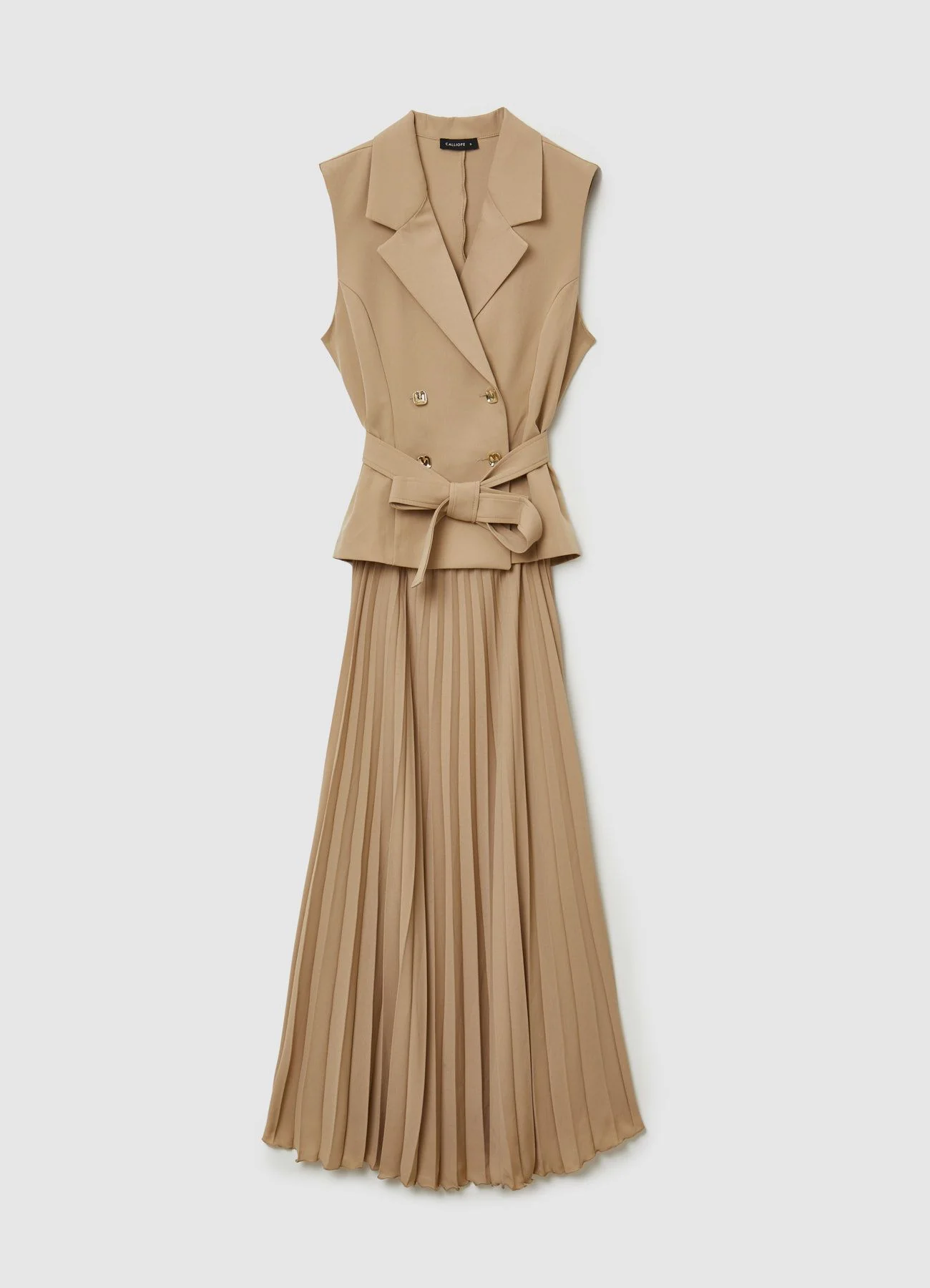 Vestito gilet gonna plissettata - Image 6