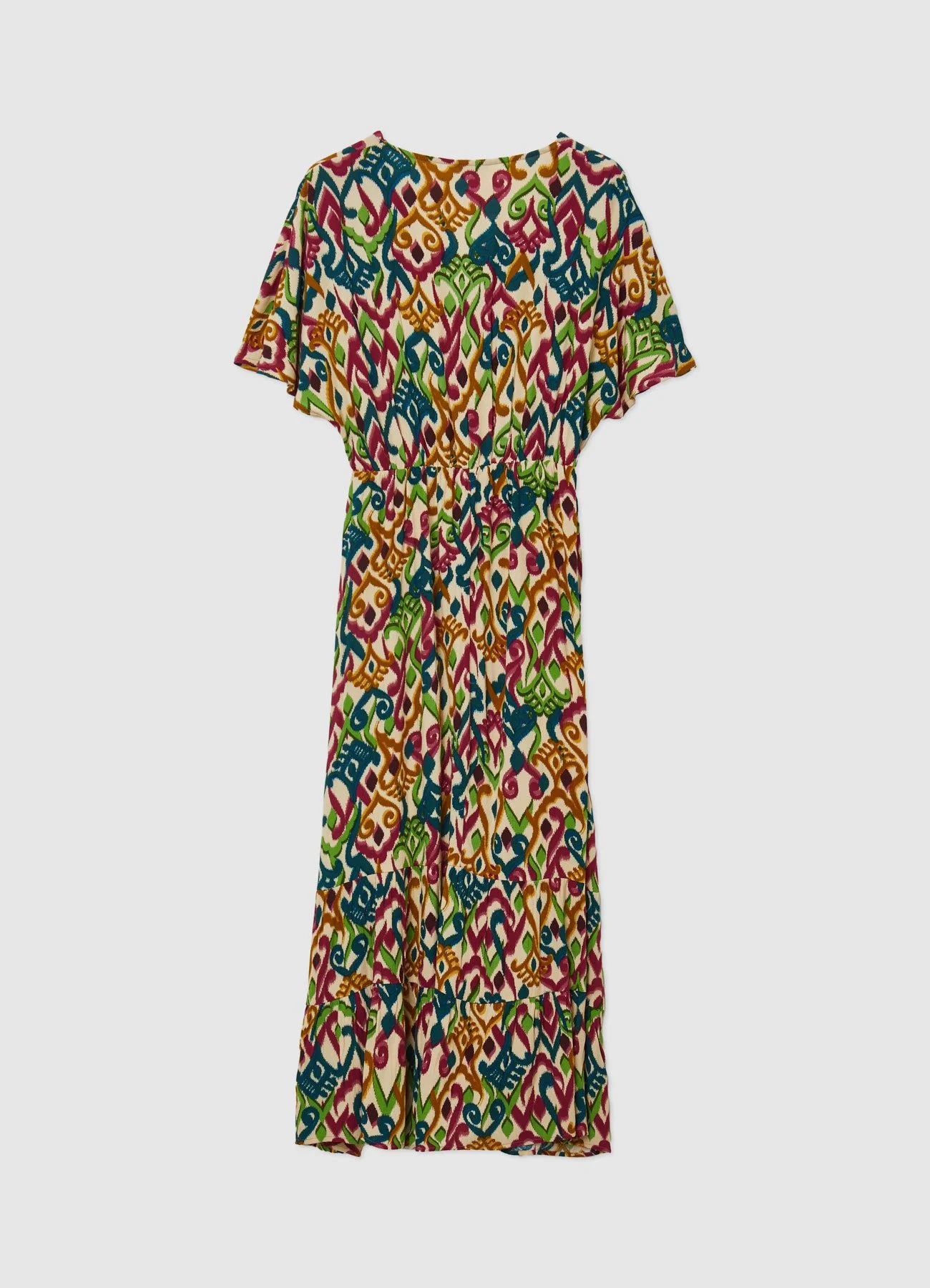 Vestito kimono con balza - Image 4