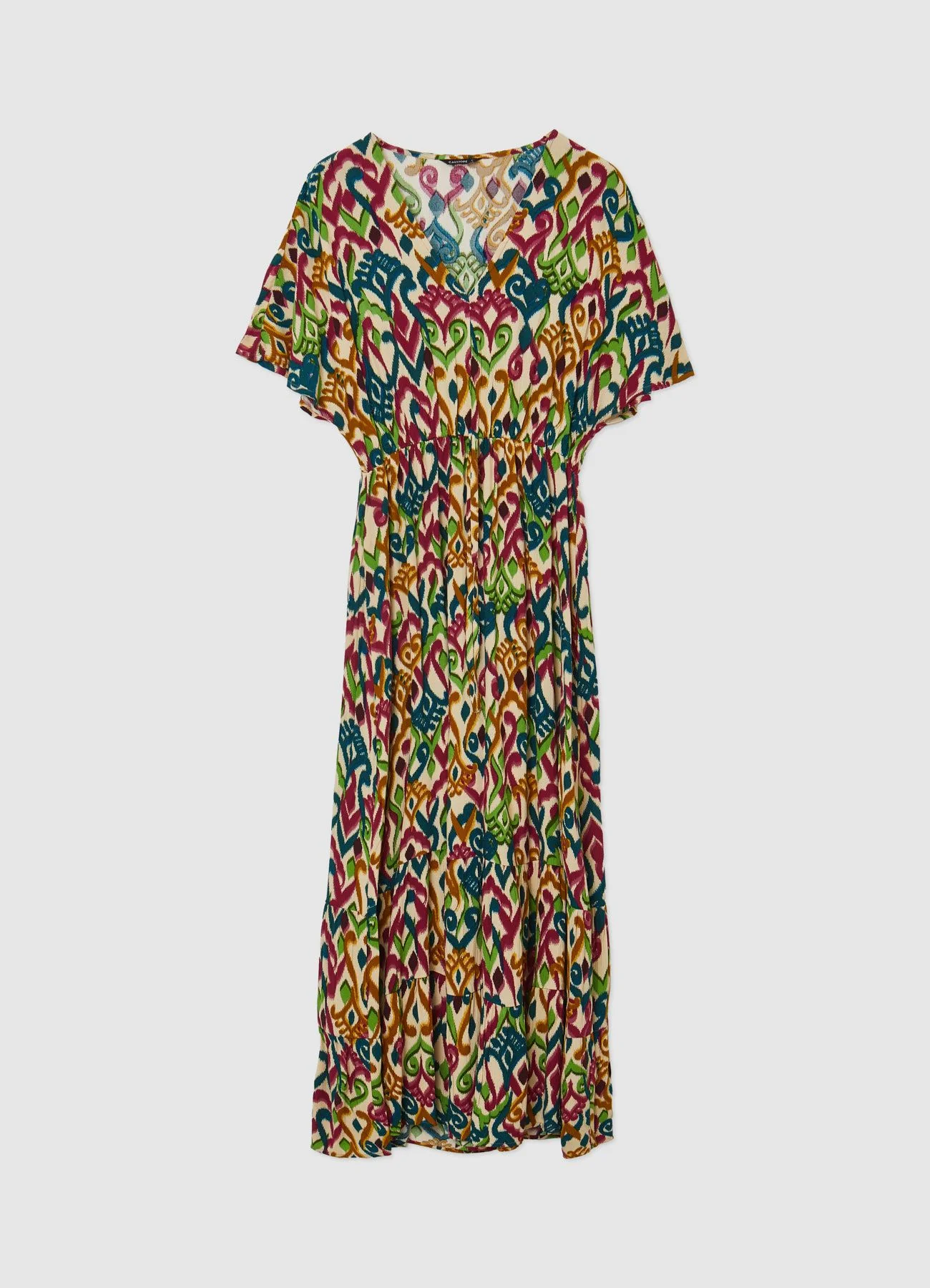 Vestito kimono con balza - Image 5