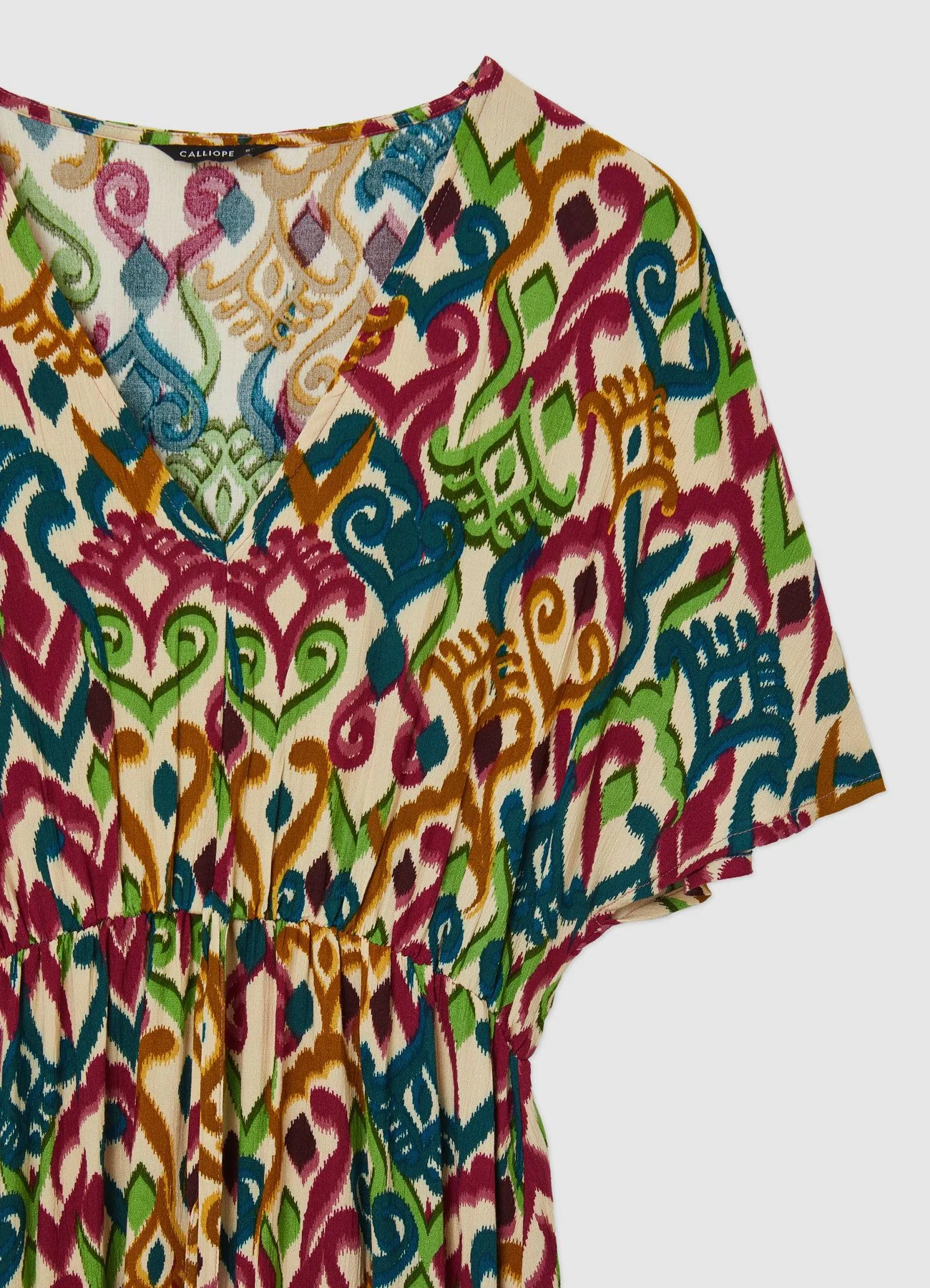 Vestito kimono con balza - Image 6