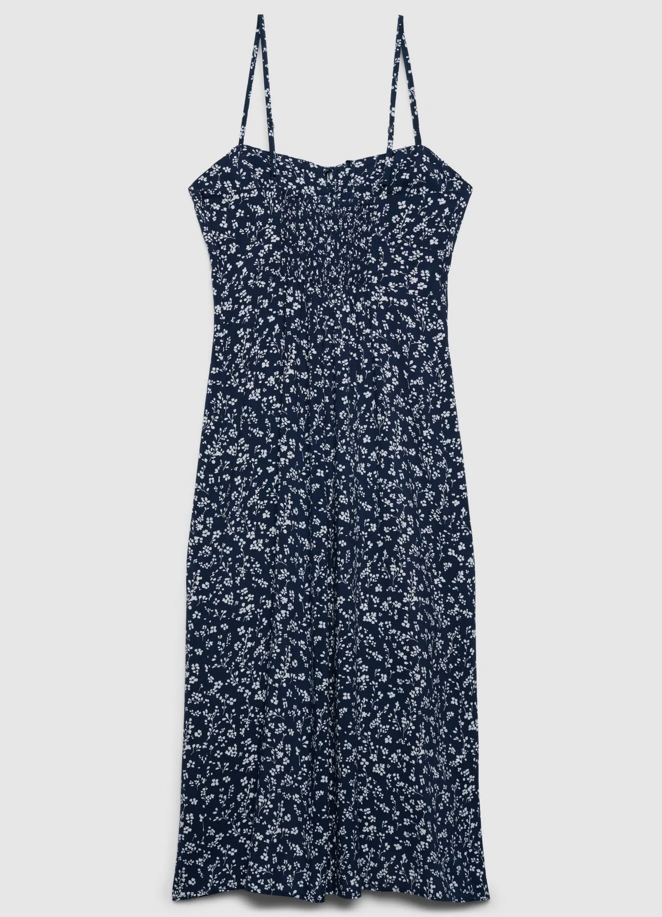 Vestito lungo a fiori con spacco - Image 5