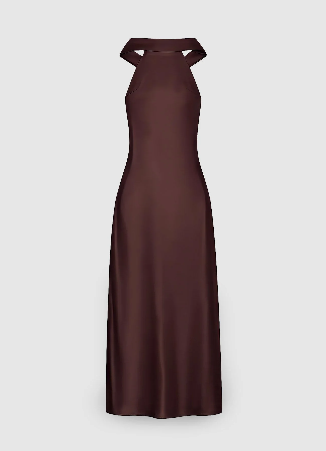Vestito lungo all'americana con fiocco - Image 5