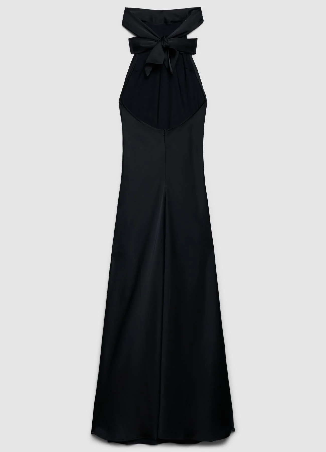 Vestito lungo all'americana con fiocco - Image 4