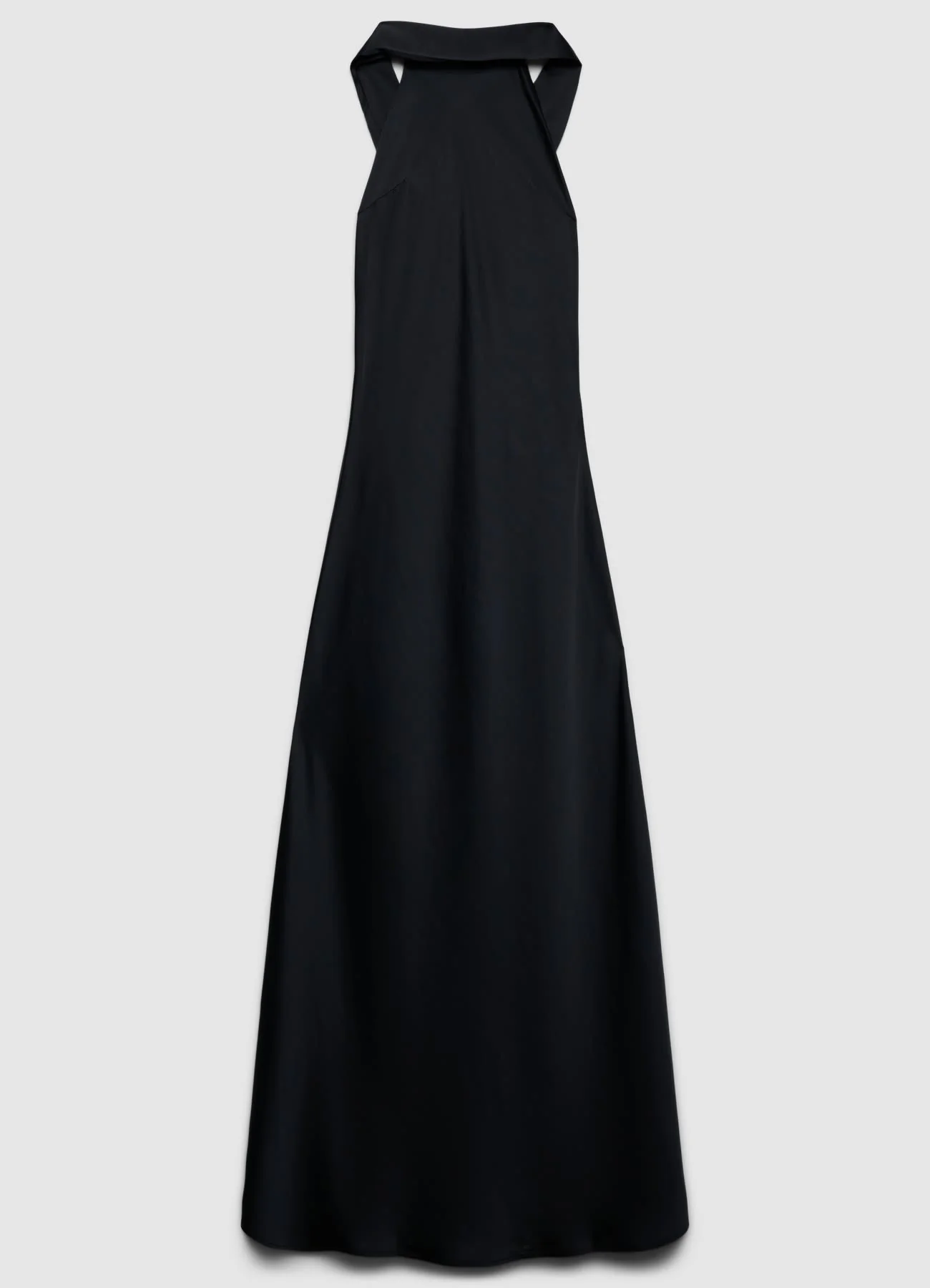Vestito lungo all'americana con fiocco - Image 5