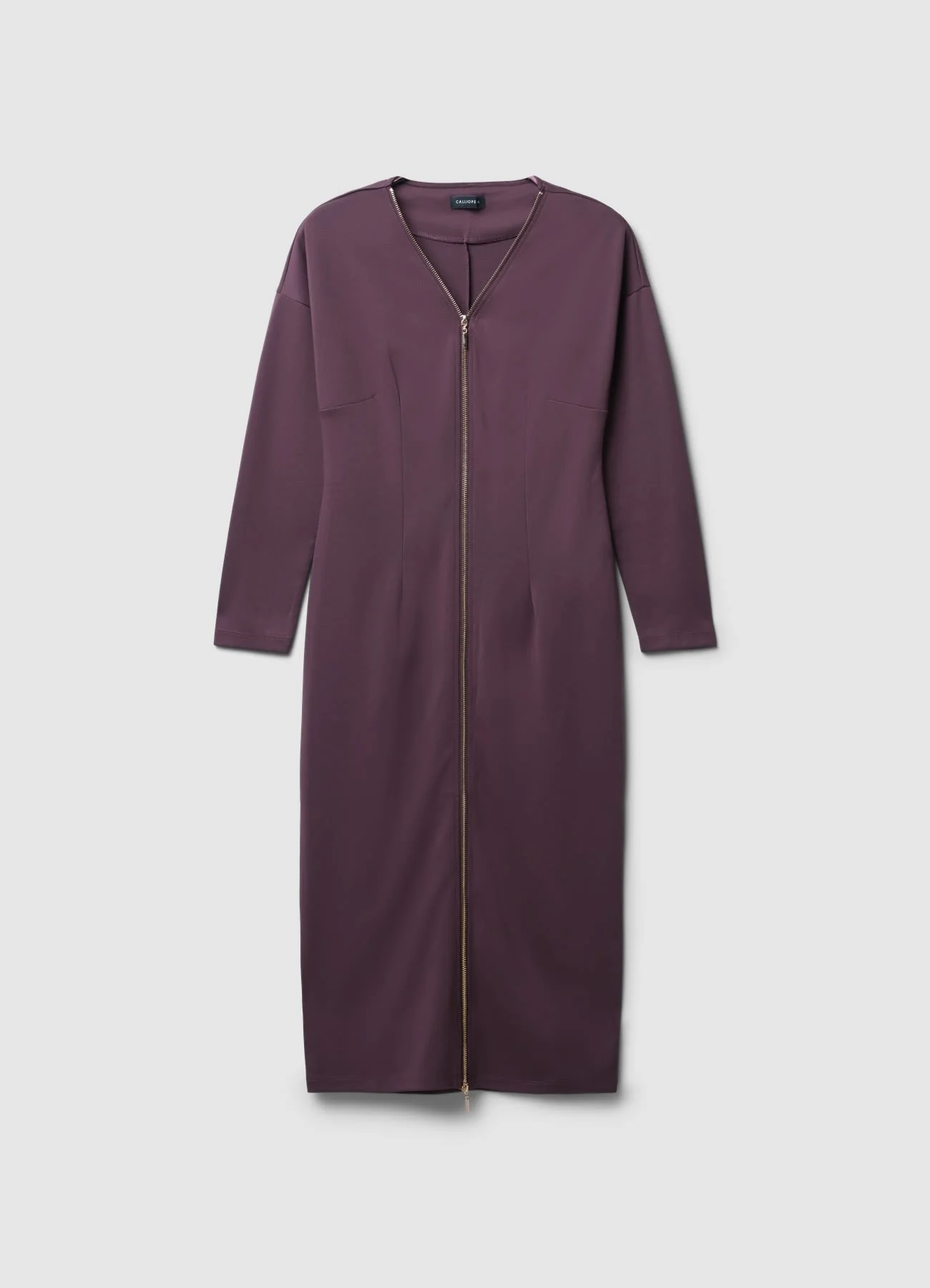 Vestito lungo cerniera oro - Image 4