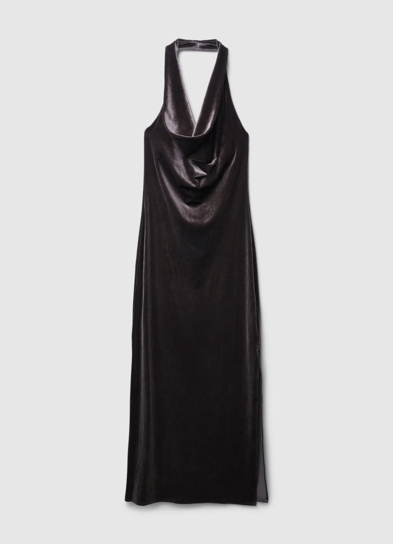 Vestito lungo con scollo drappeggiato - Image 5