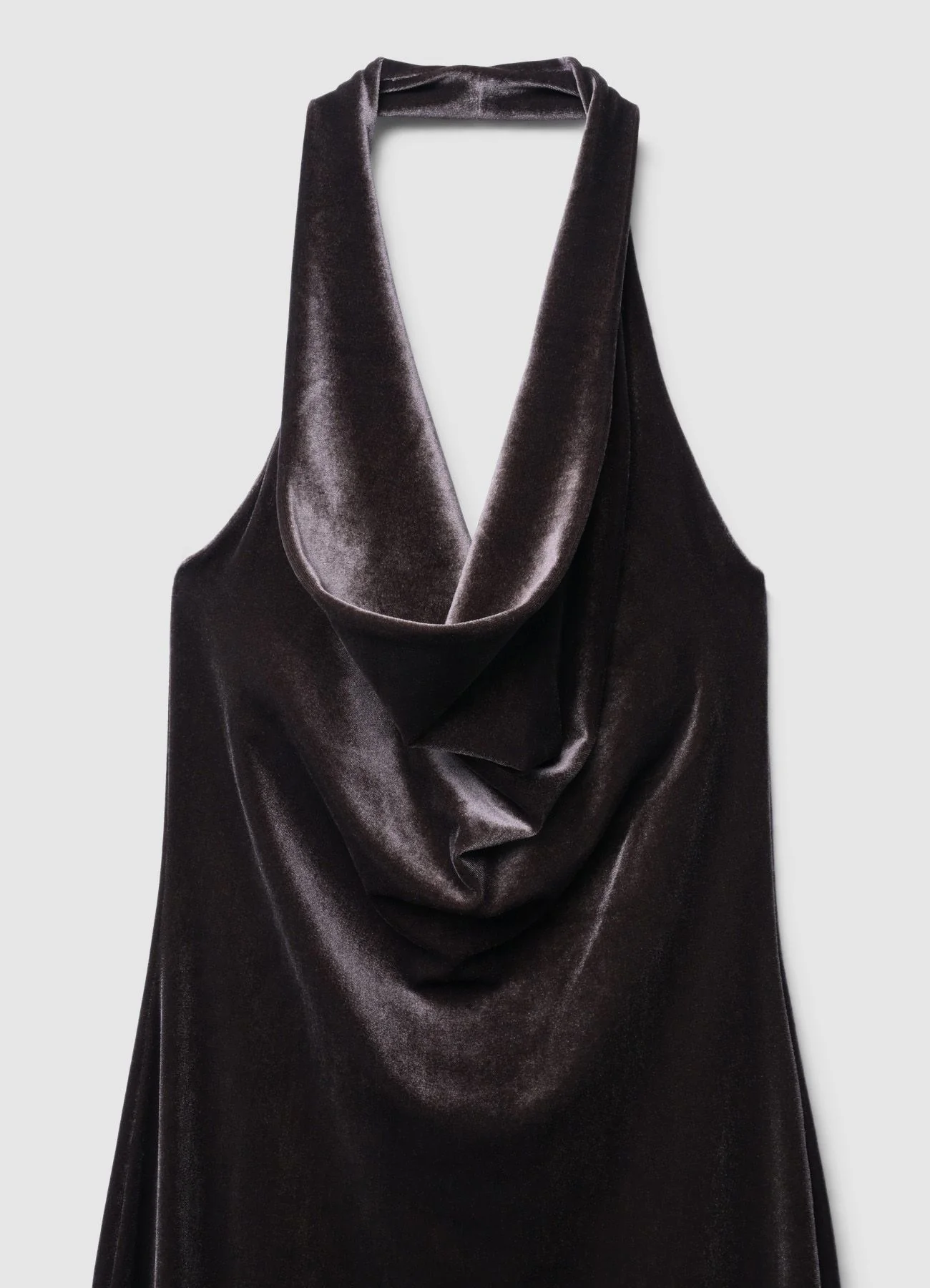 Vestito lungo con scollo drappeggiato - Image 6