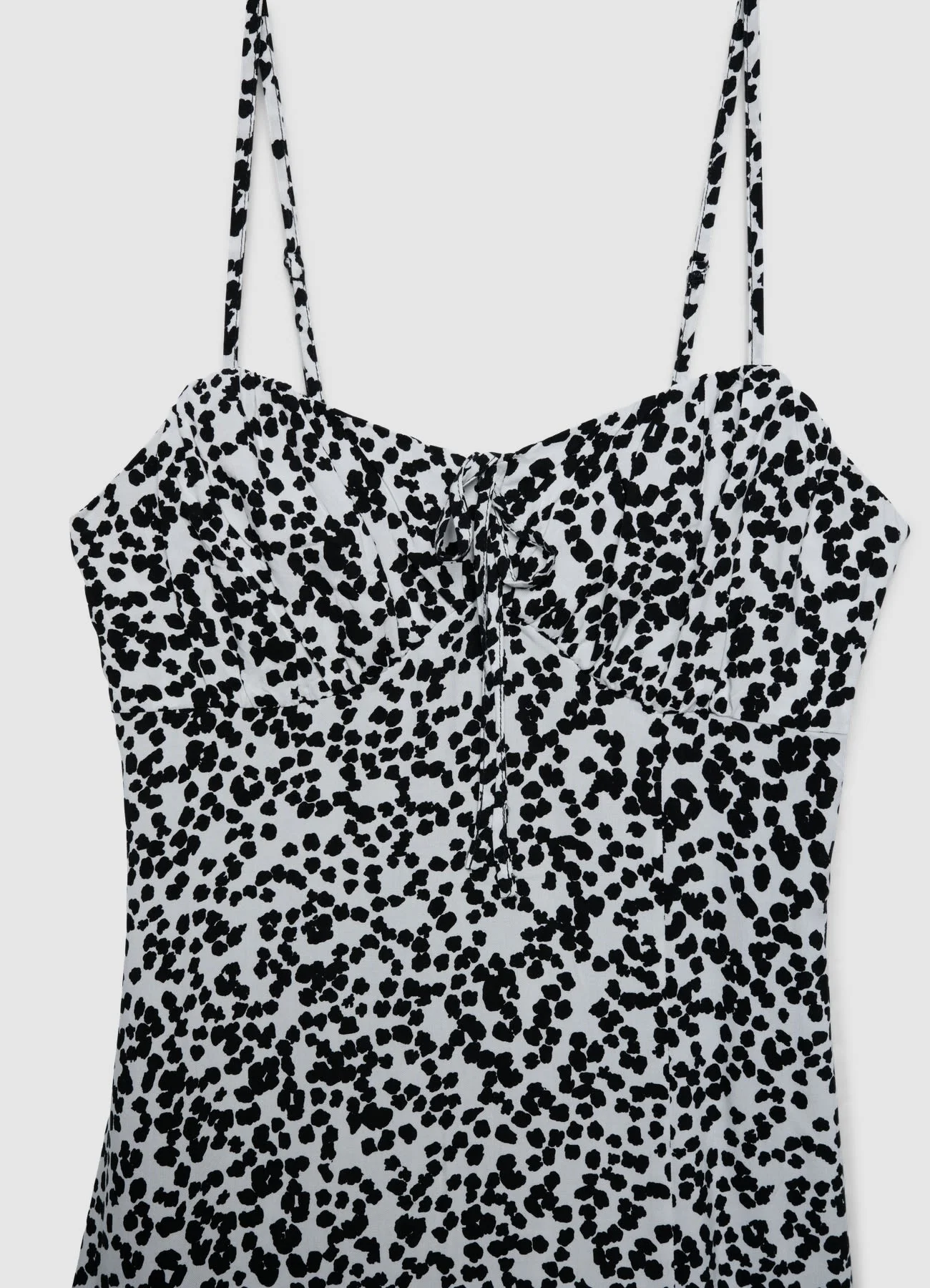Vestito lungo con stampa animalier e spacco - Image 4
