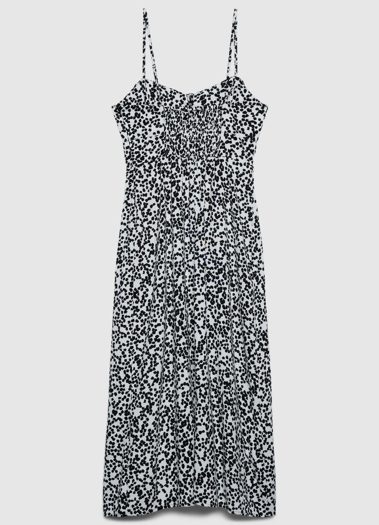 Vestito lungo con stampa animalier e spacco - Image 5