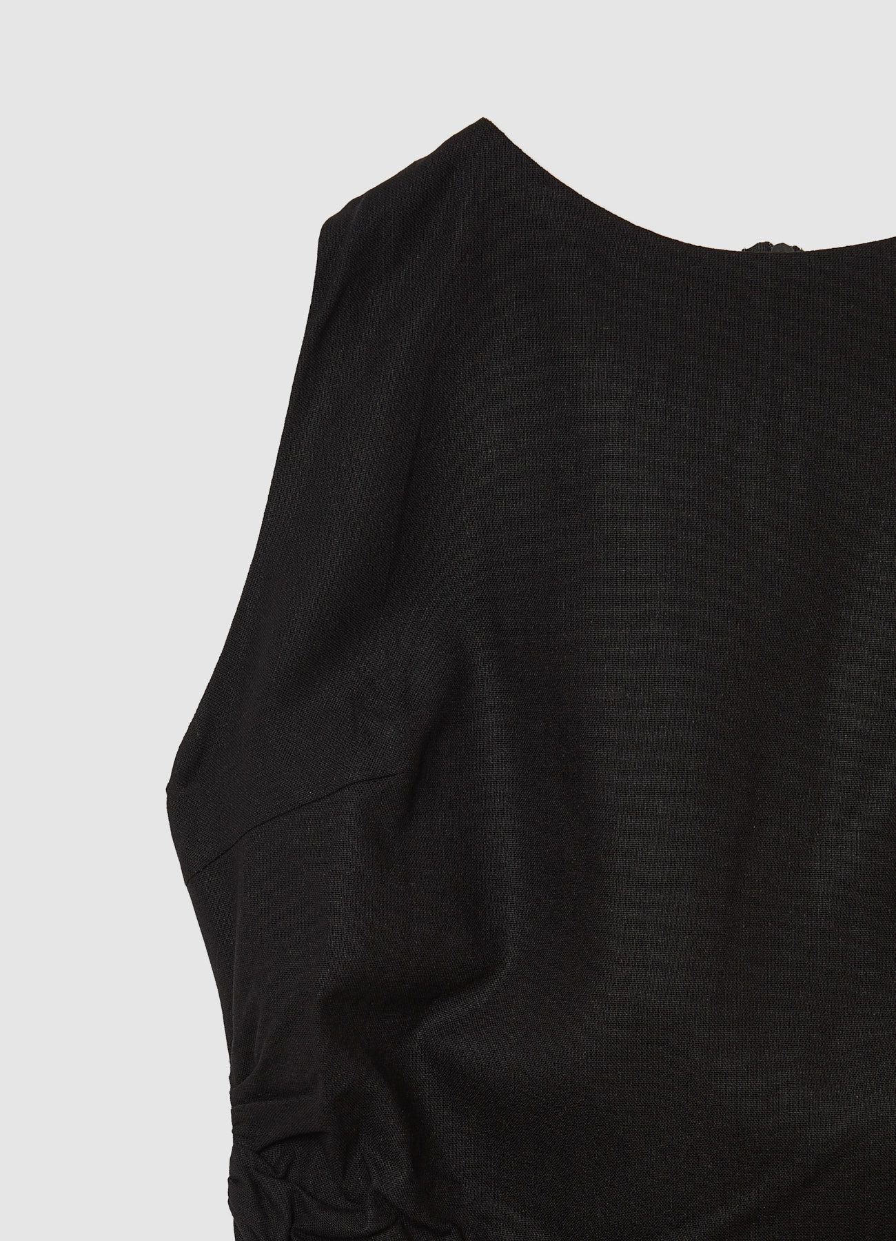 Vestito lungo misto lino - Image 5